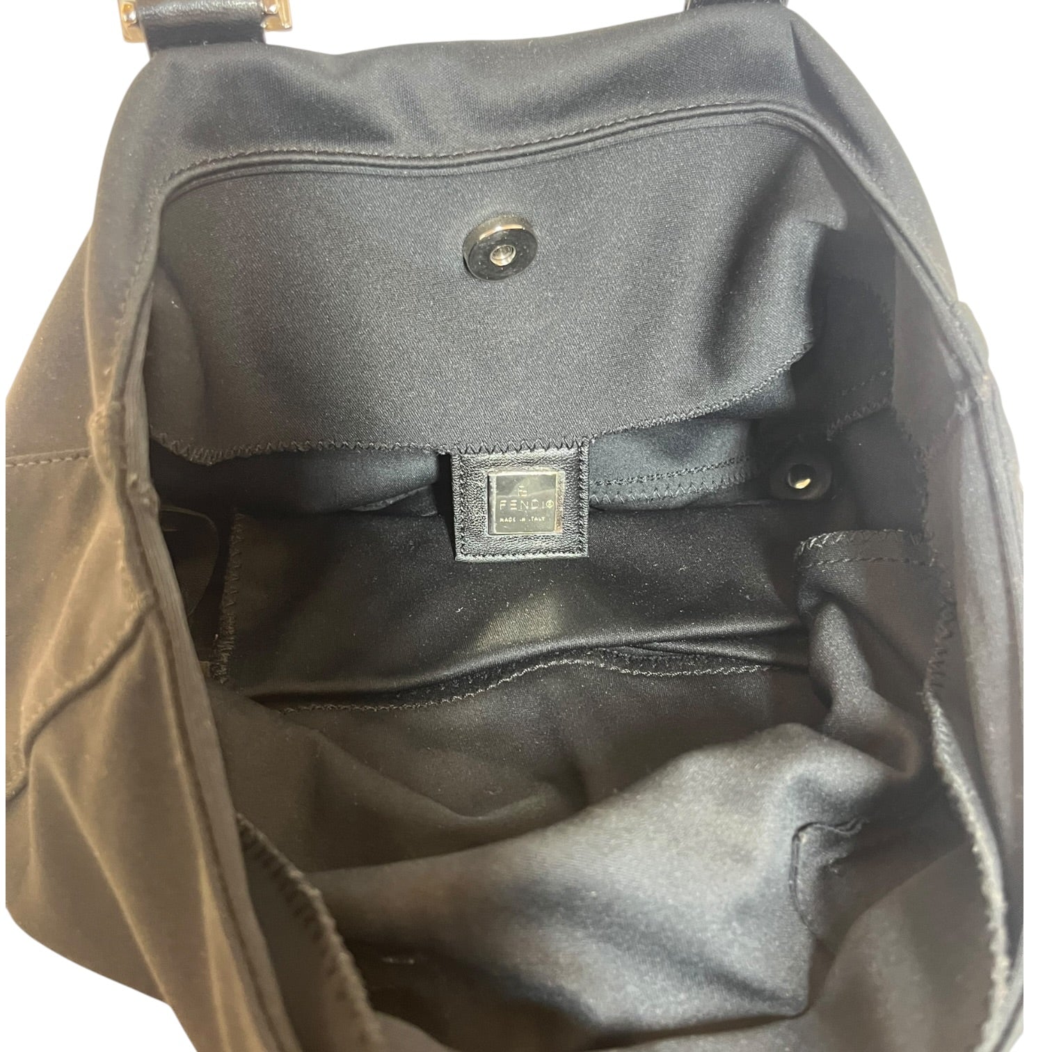 FENDI/Hand Bag/Cotton/BLK/top handle view 5