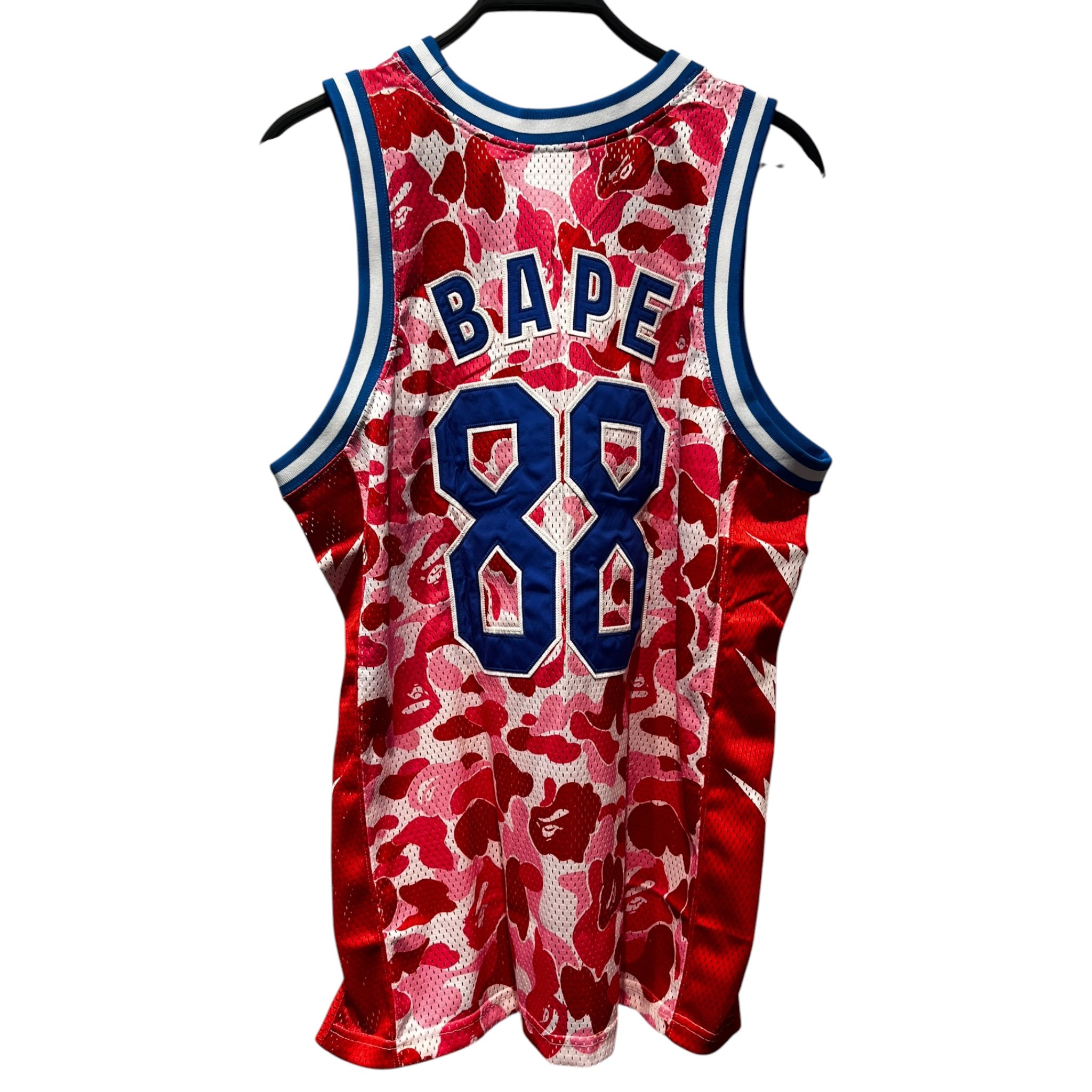 A BATHING APE/Tank Top/XL/Polyester/PNK/Camouflage/Basketball Jersey view 2