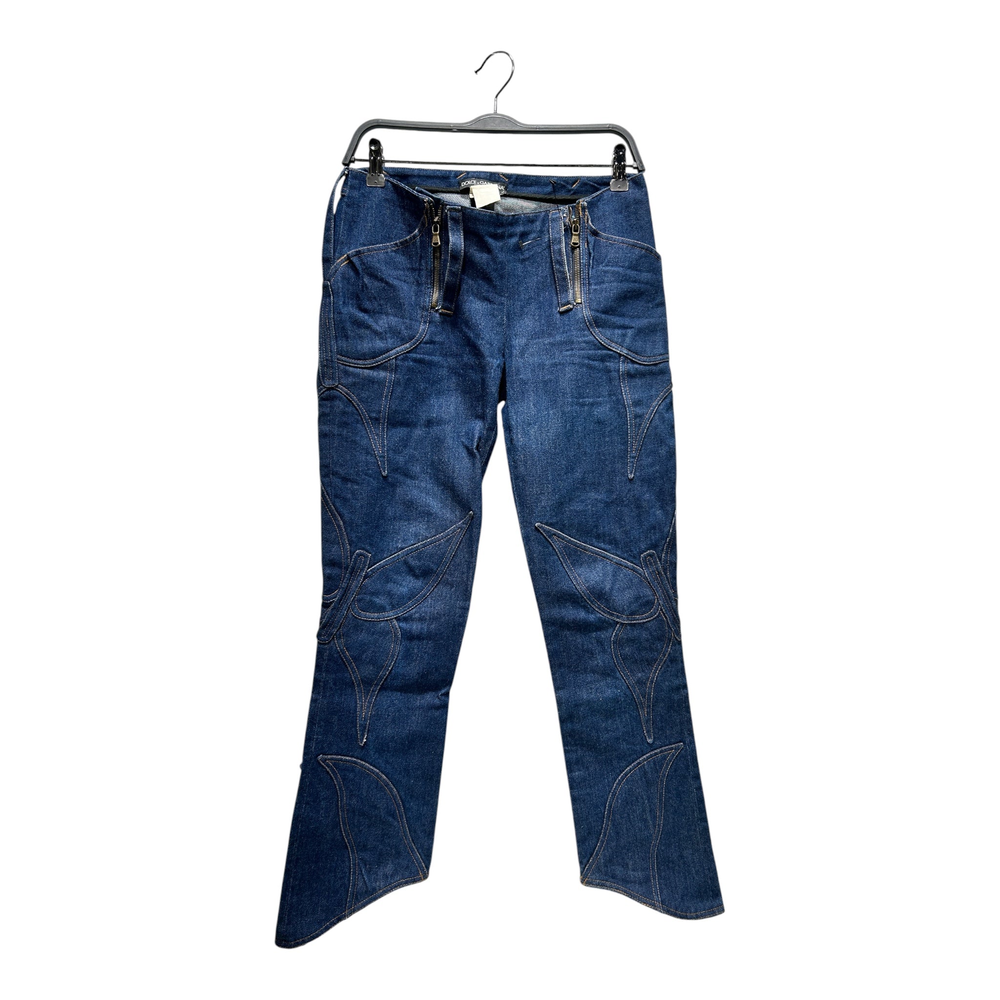 DOLCE&GABBANA/Bottoms/40/Cotton/BLU/Butterfly view 1