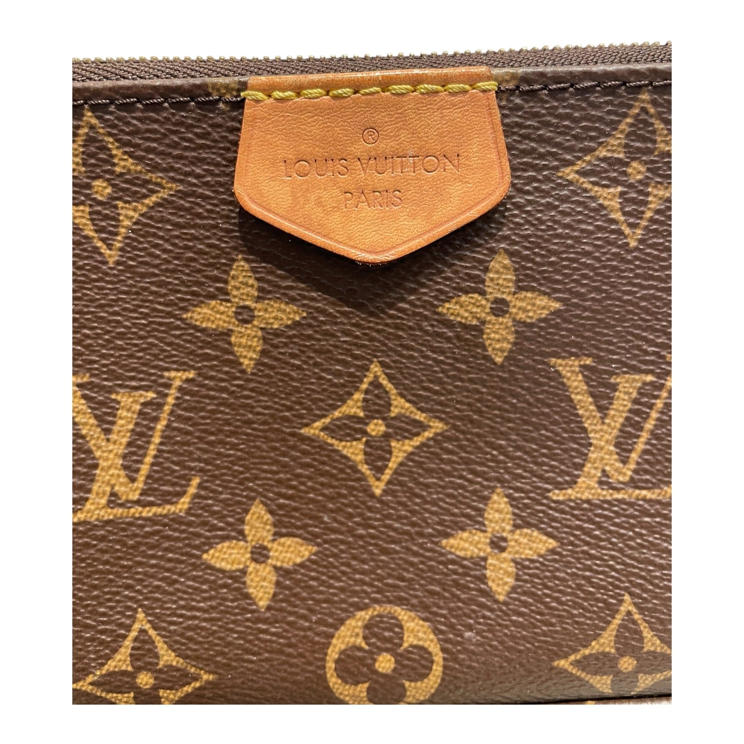 LOUIS VUITTON/Bag/Monogram/Cotton/WHT/MULTI POCHETTE view 3