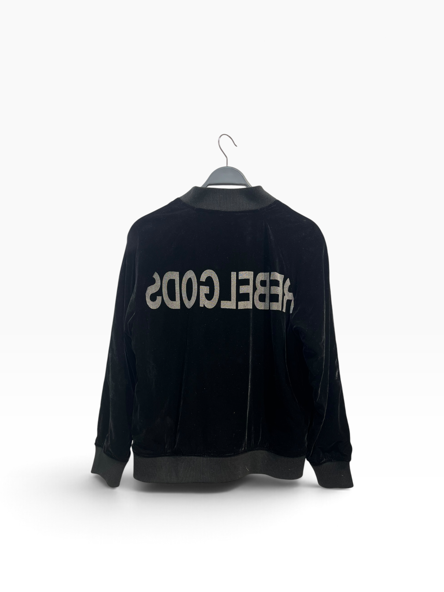 Undercoverism/Jacket/Velour/BLK/Graphic/CRACKED BACKWORKS view 2