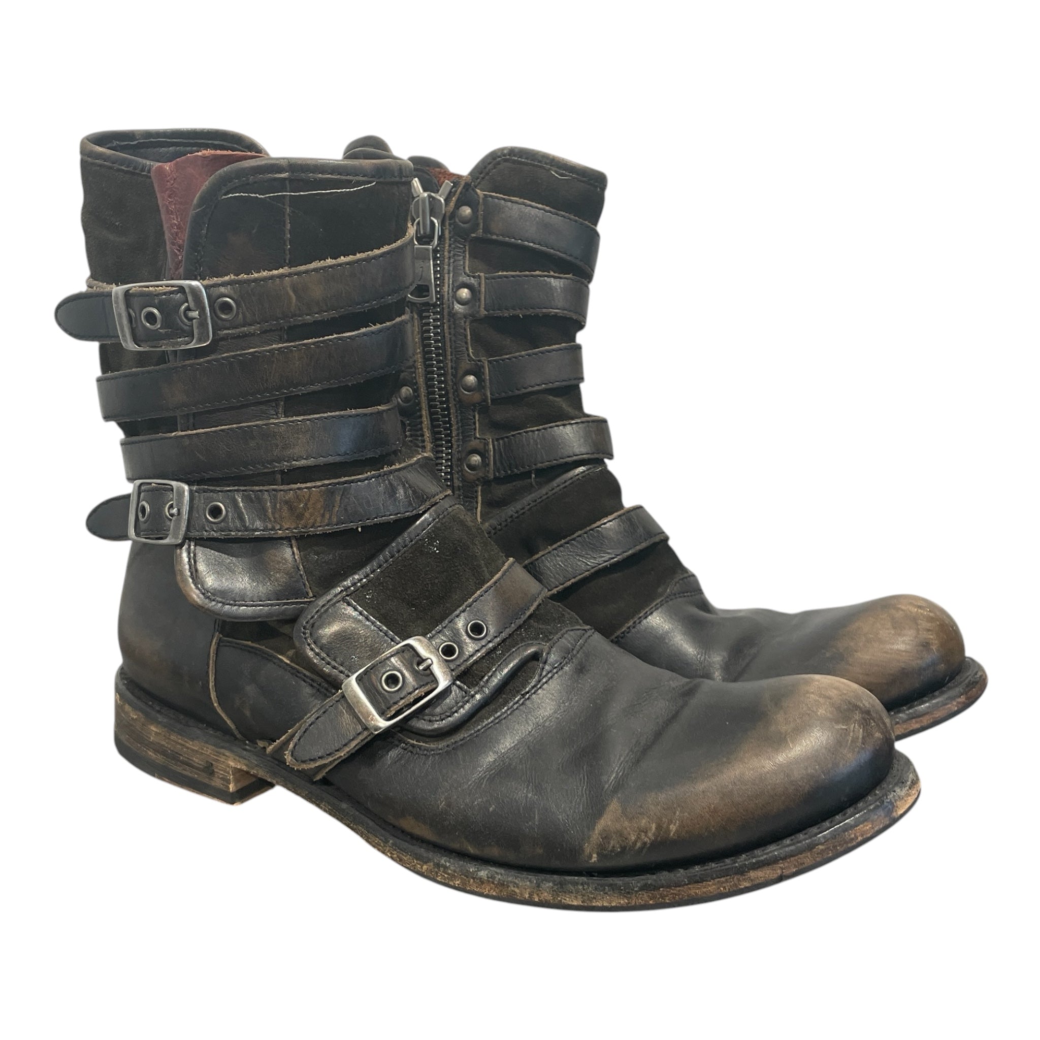 John Varvatos/Boots/US 10/Leather/BRW/ view 1