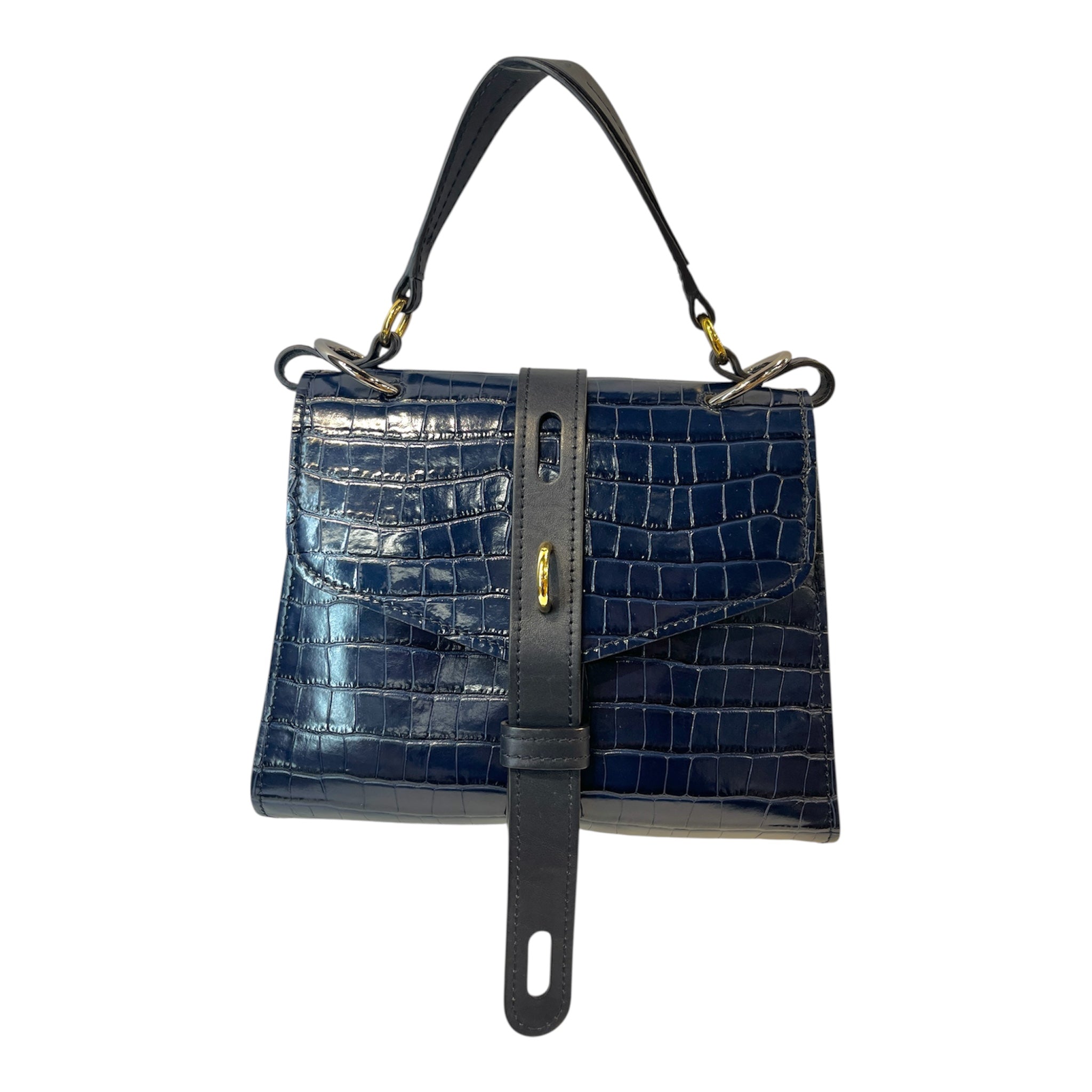 Chloe/Hand Bag/Animal Pattern/Leather/NVY/Aby Day Bag Medium view 1