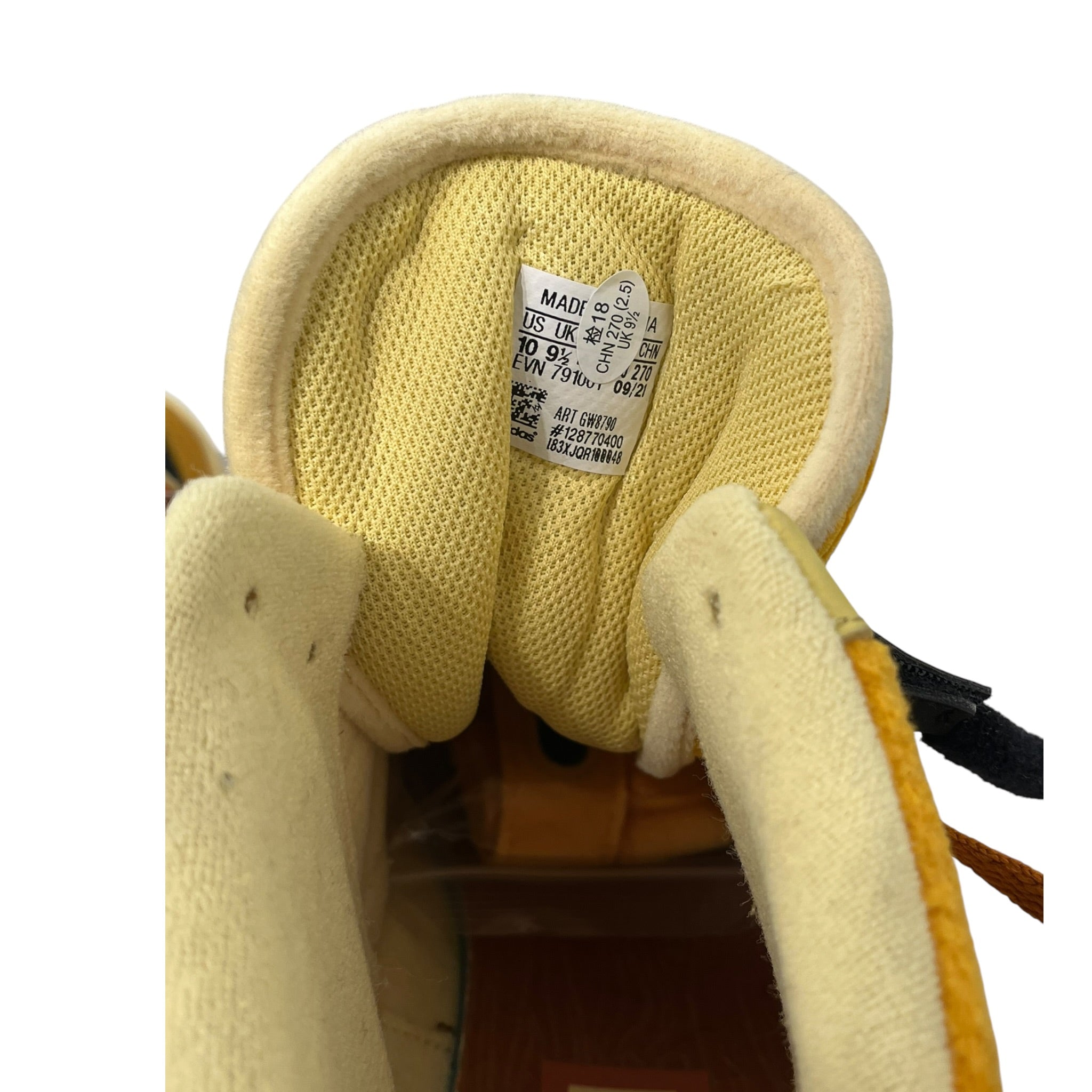 adidas/Hi-Sneakers/US 10/Animal Pattern/Suede/YEL/Adidas Bumblebee view 8