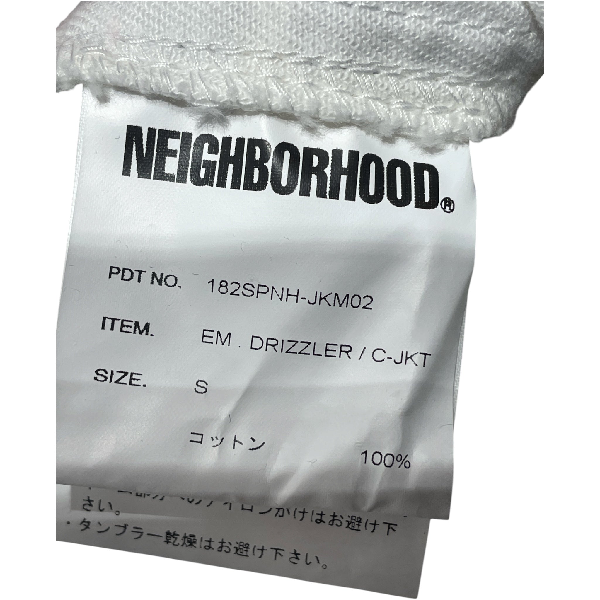 NEIGHBORHOOD/Jacket/S/Cotton/WHT/All Over Print/SLOGAN JACKET view 4