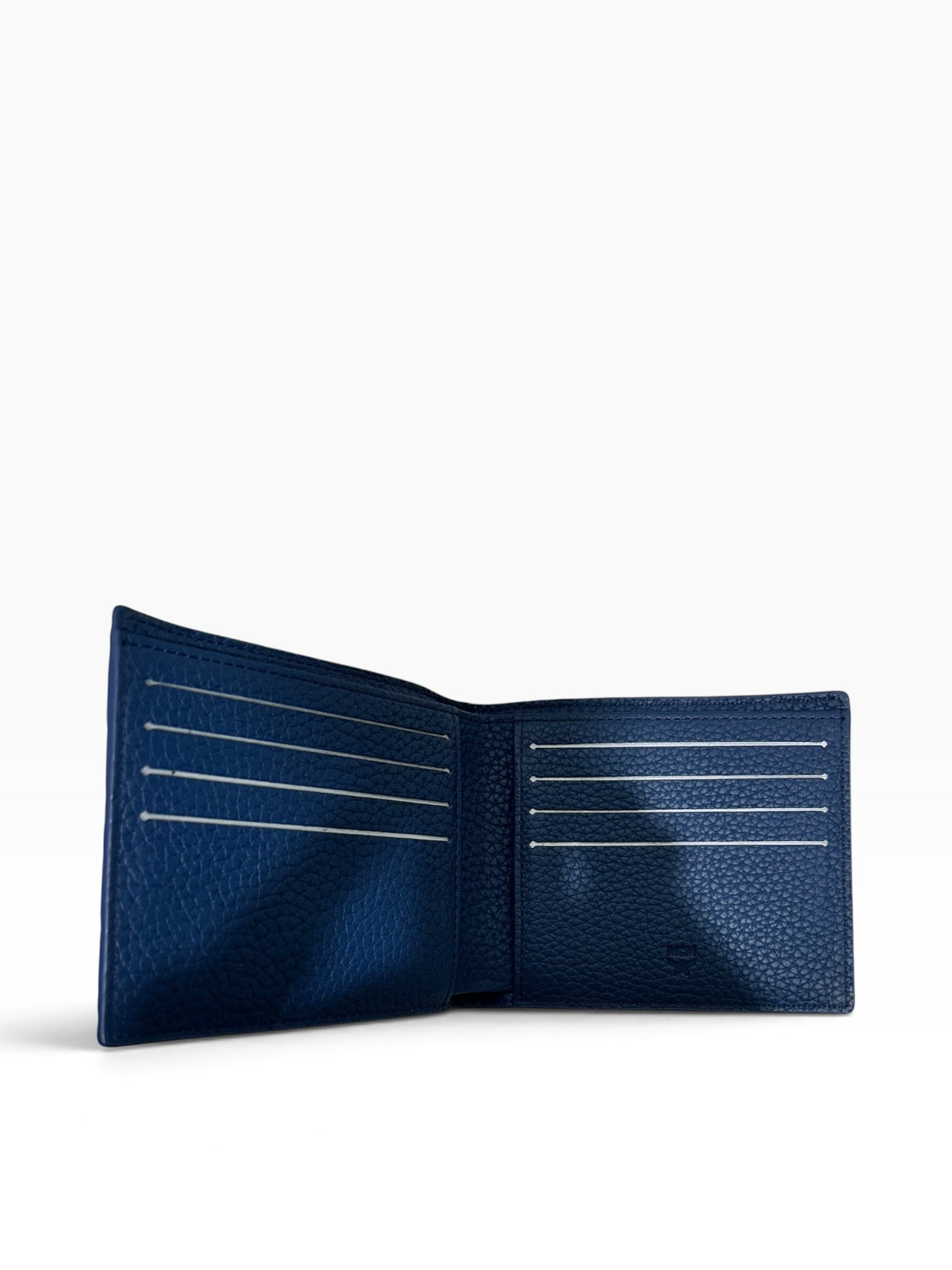 MCM/Bifold Wallet/Monogram/Leather/NVY/M's/MINI LOGO ALL OVER view 4
