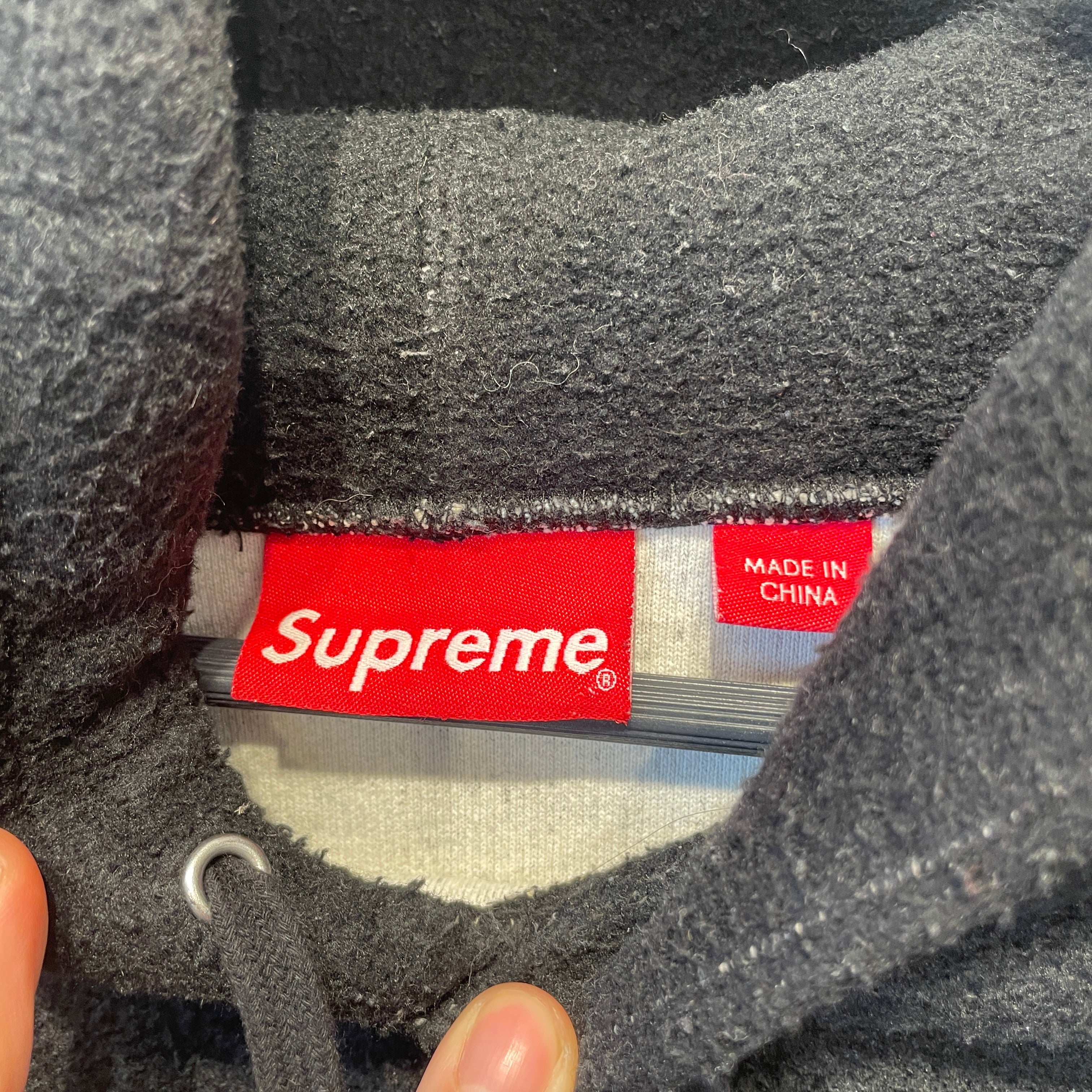Supreme/Hoodie/XXL/Cotton/BLK/INSIDE OUT BOGO view 3