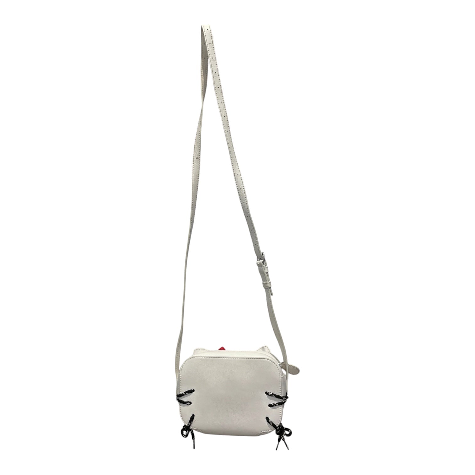 BALENCIAGA/Cross Body Bag/Leather/WHT/Kello Kitty white bag view 2