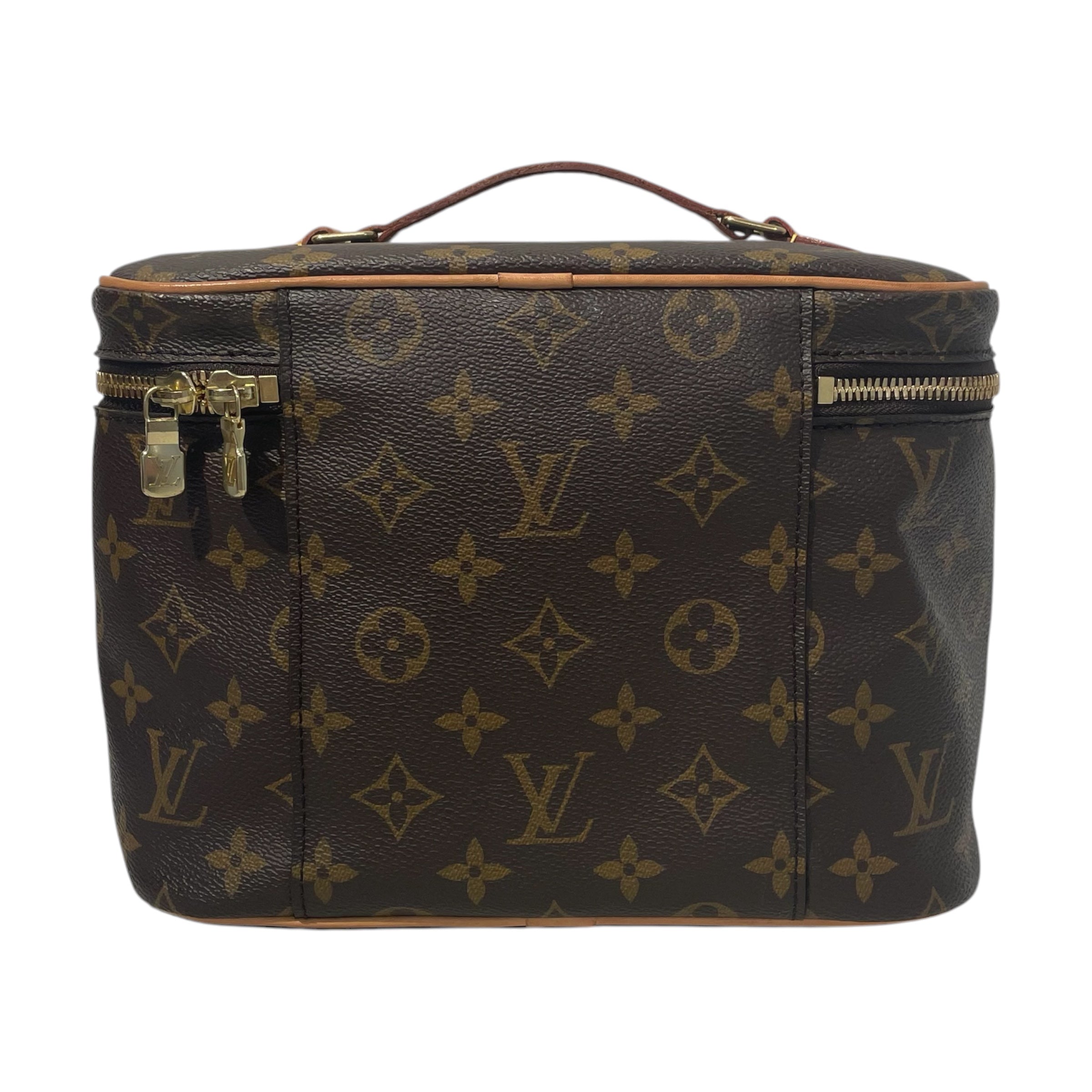 LOUIS VUITTON/Pouch/Monogram/Leather/BRW/makeup bag N40597 view 2
