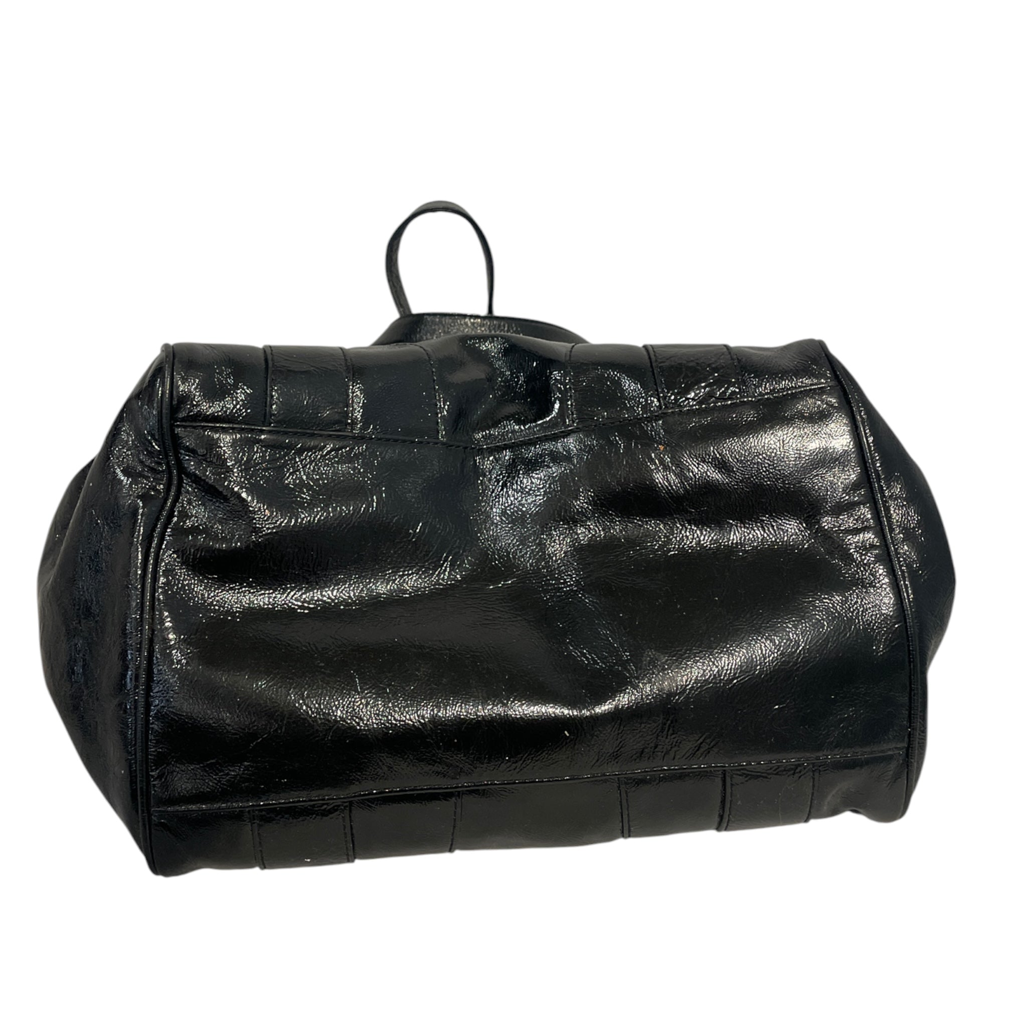 MCM/Tote Bag/MCM PATENT TOTE BLK view 3