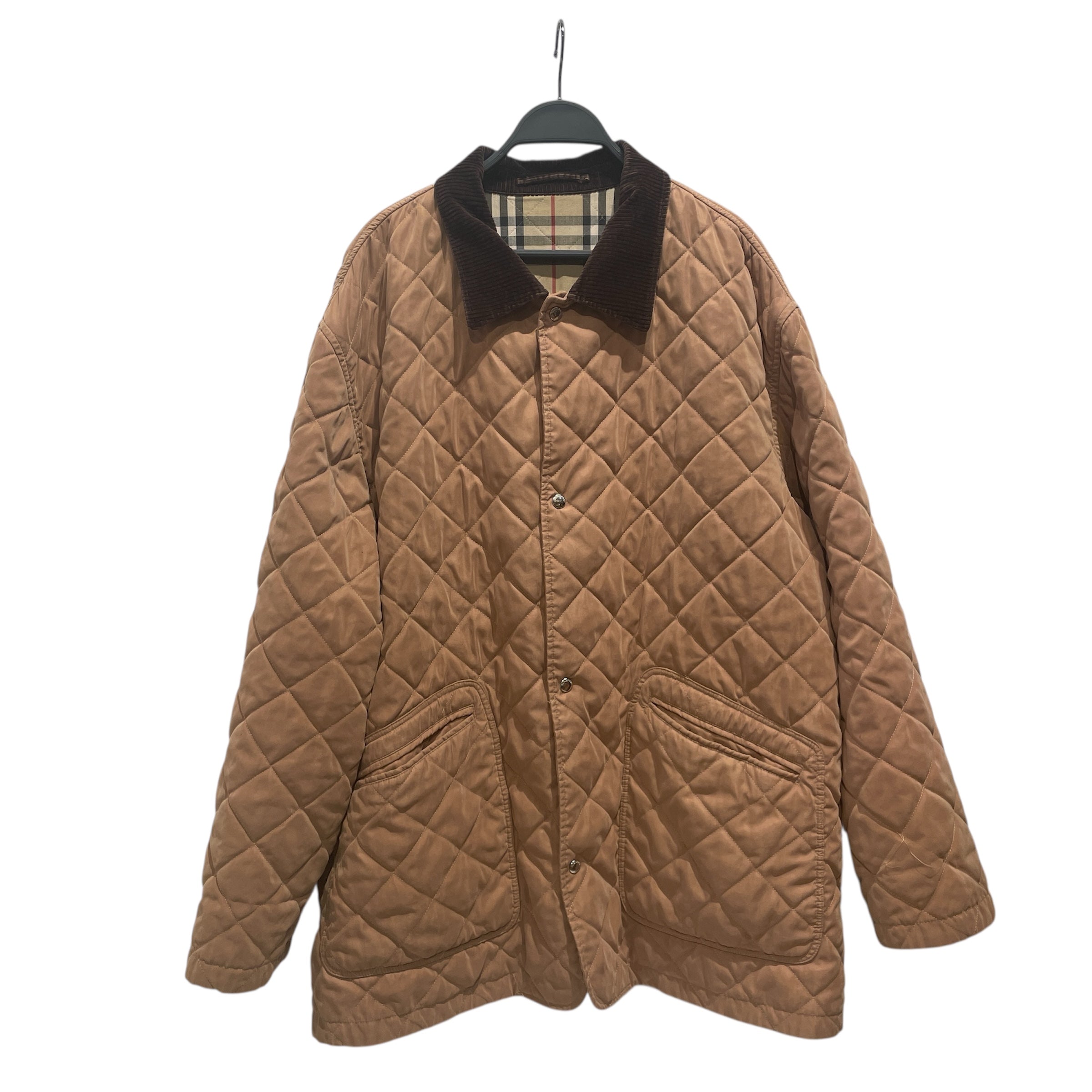 BURBERRY LONDON/Quilted Jkt/XL/Polyester/BEG/Vintage Quilted Barn Jacket view 1