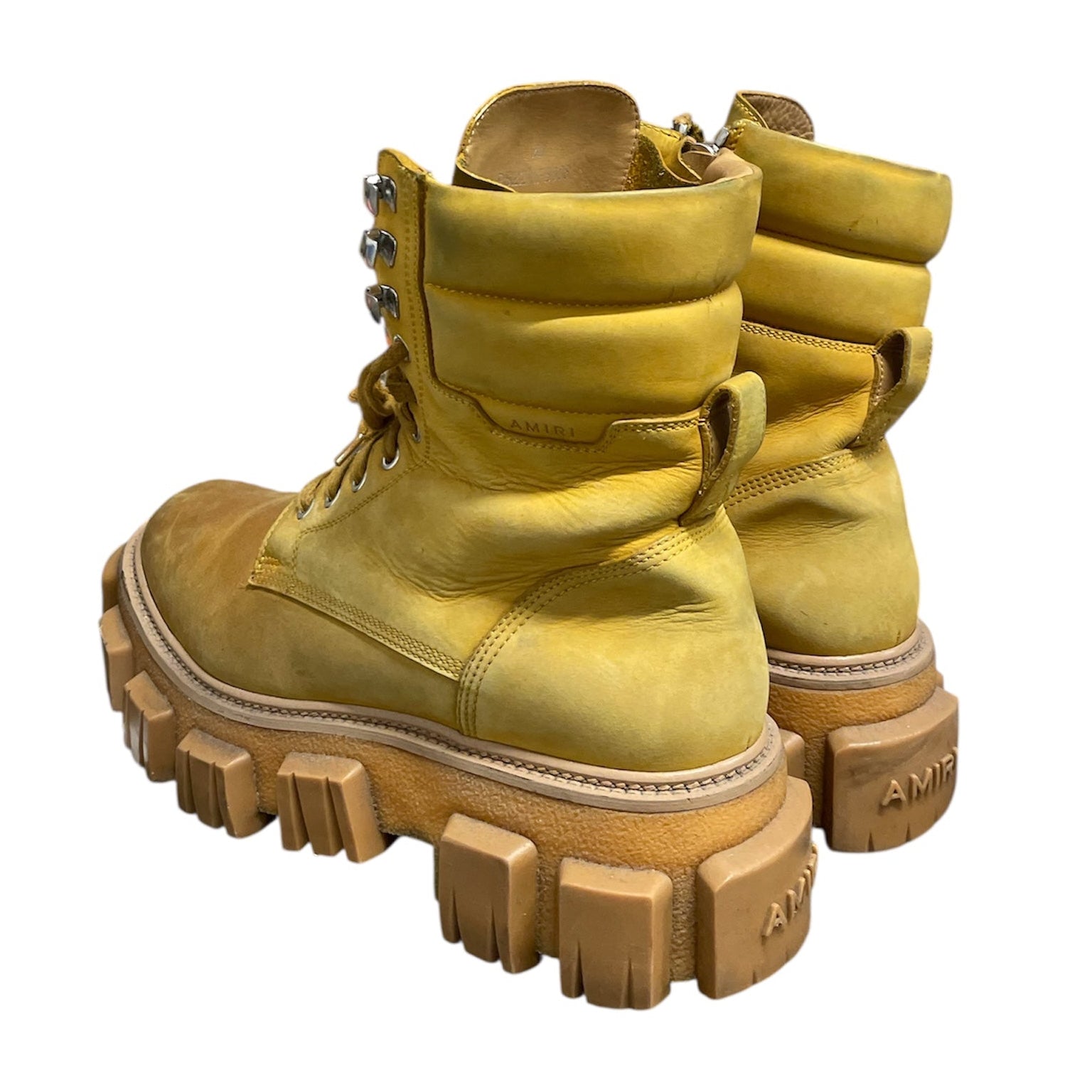 AMIRI/Lace Up Boots/US 11/Suede/GLD/CHUNKY COMBAT view 2