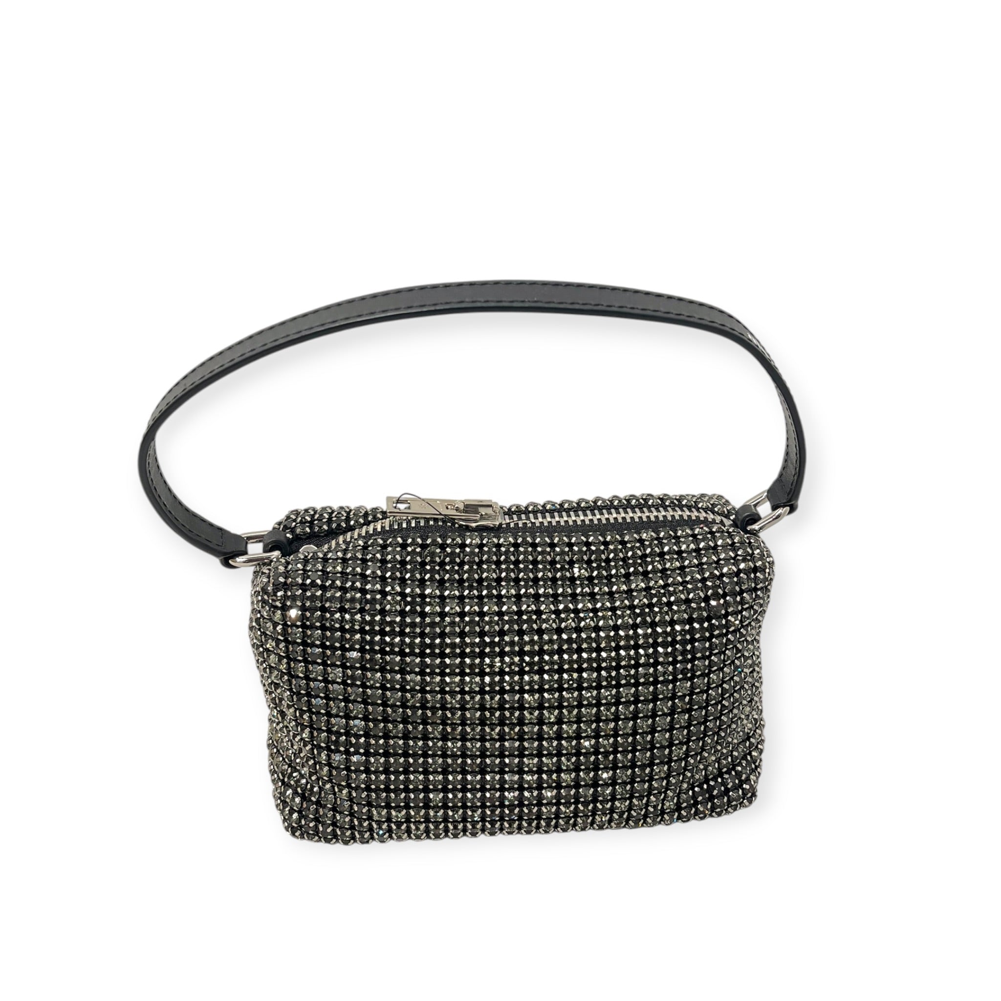Alexander Wang/Hand Bag/Glitter/Polyester/BLK/CRYSTAL MESH HEIRESS POUCH view 4