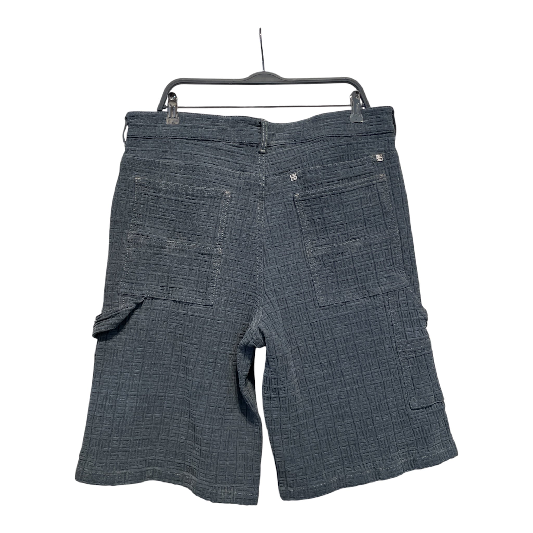 GIVENCHY/Shorts/34/Cotton/BLU/All Over Print/ view 2