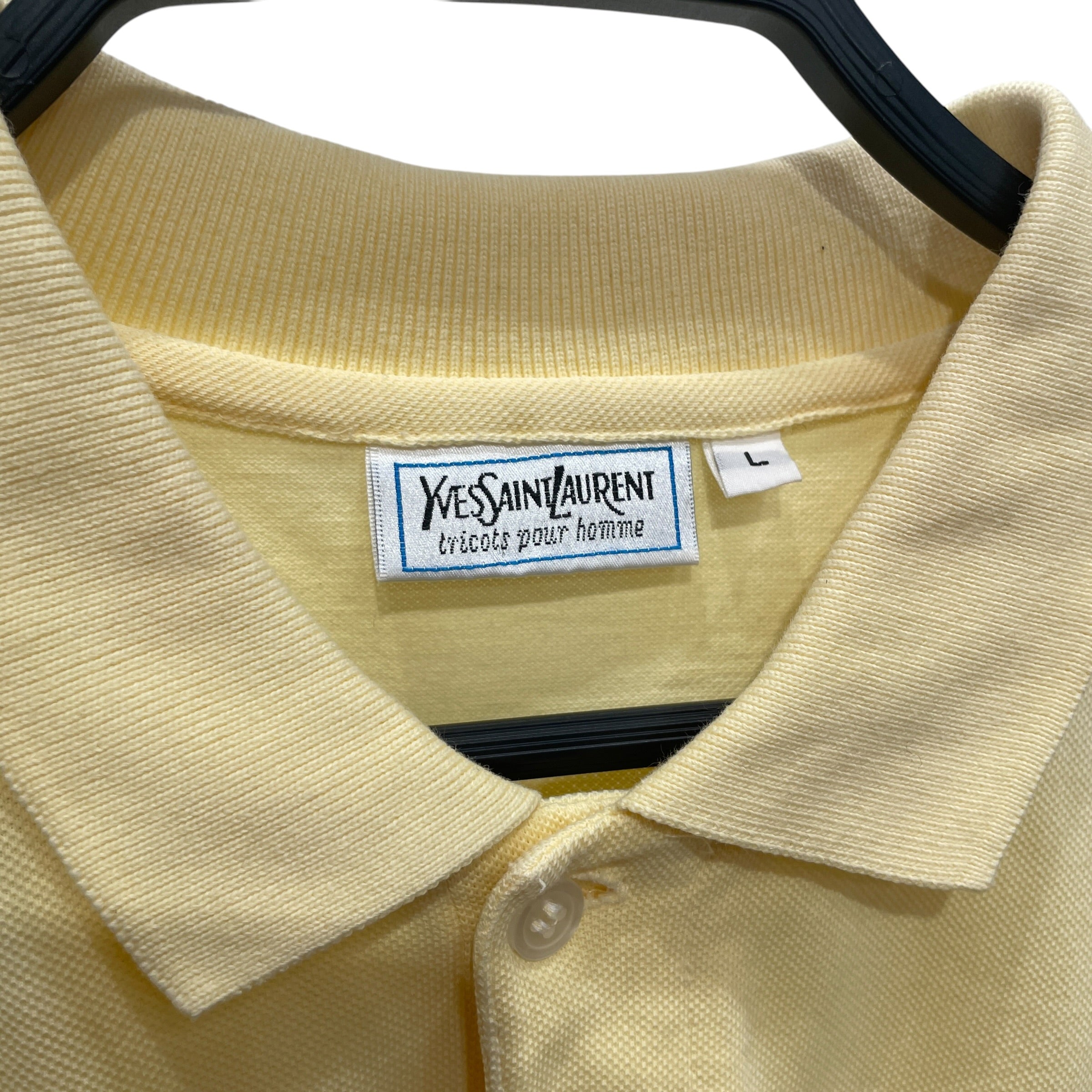 YVES SAINT LAURENT/Polo Shirt/L/Cotton/YEL/RED/YEL/BLU POLO view 3