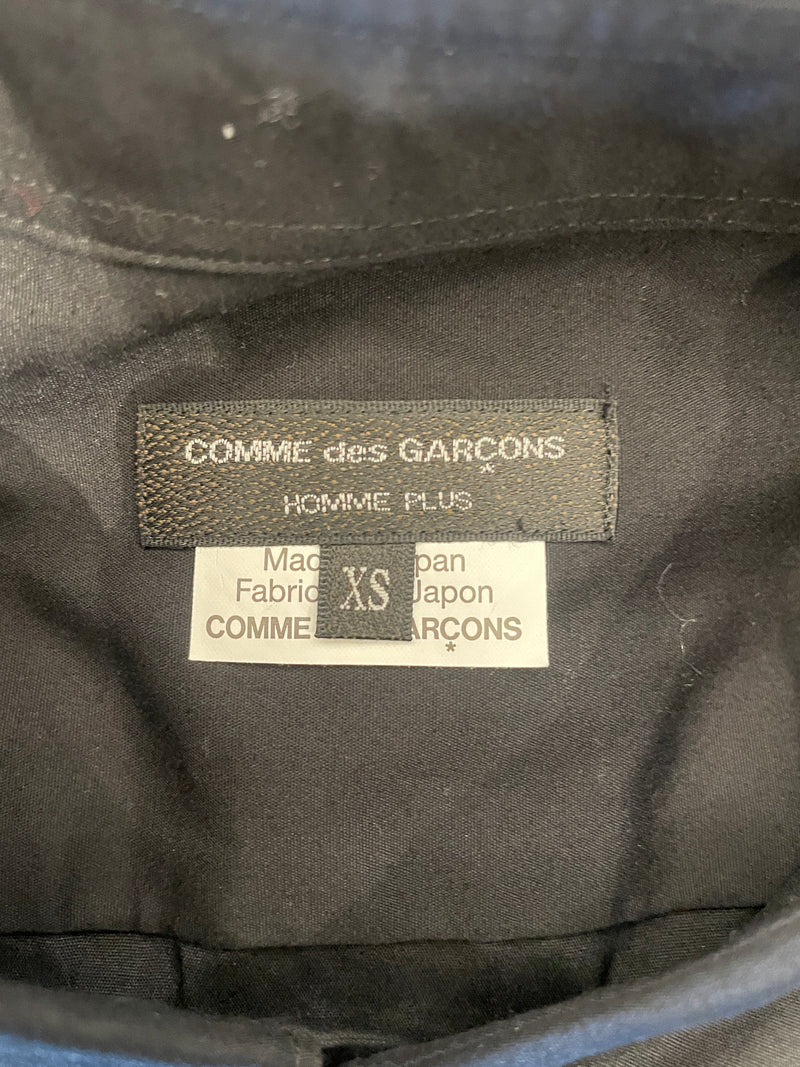 COMME des GARCONS HOMME PLUS/LS Shirt/XS/Cotton/BLK/