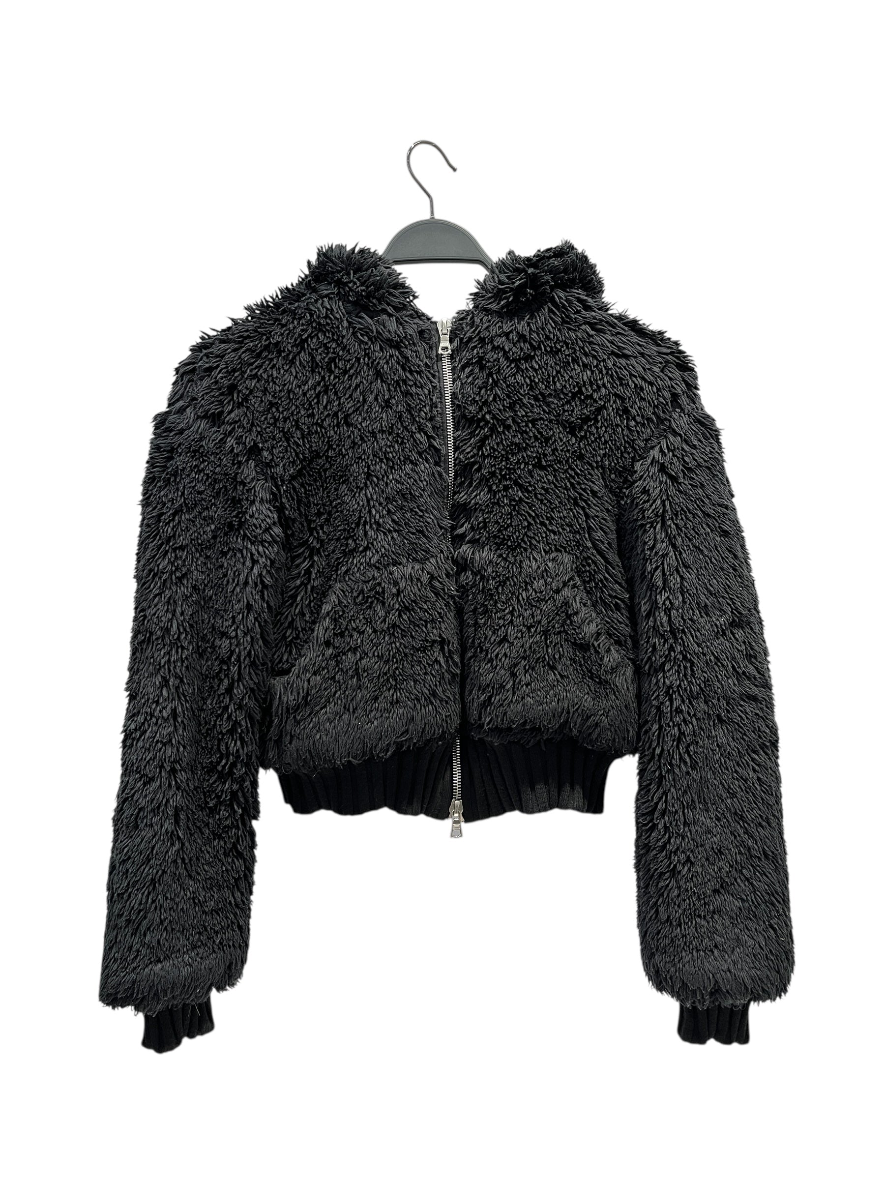 AMIRI/Fleece Jkt/S/Cashmere/BLK/FUR FLEECE JACKET view 1