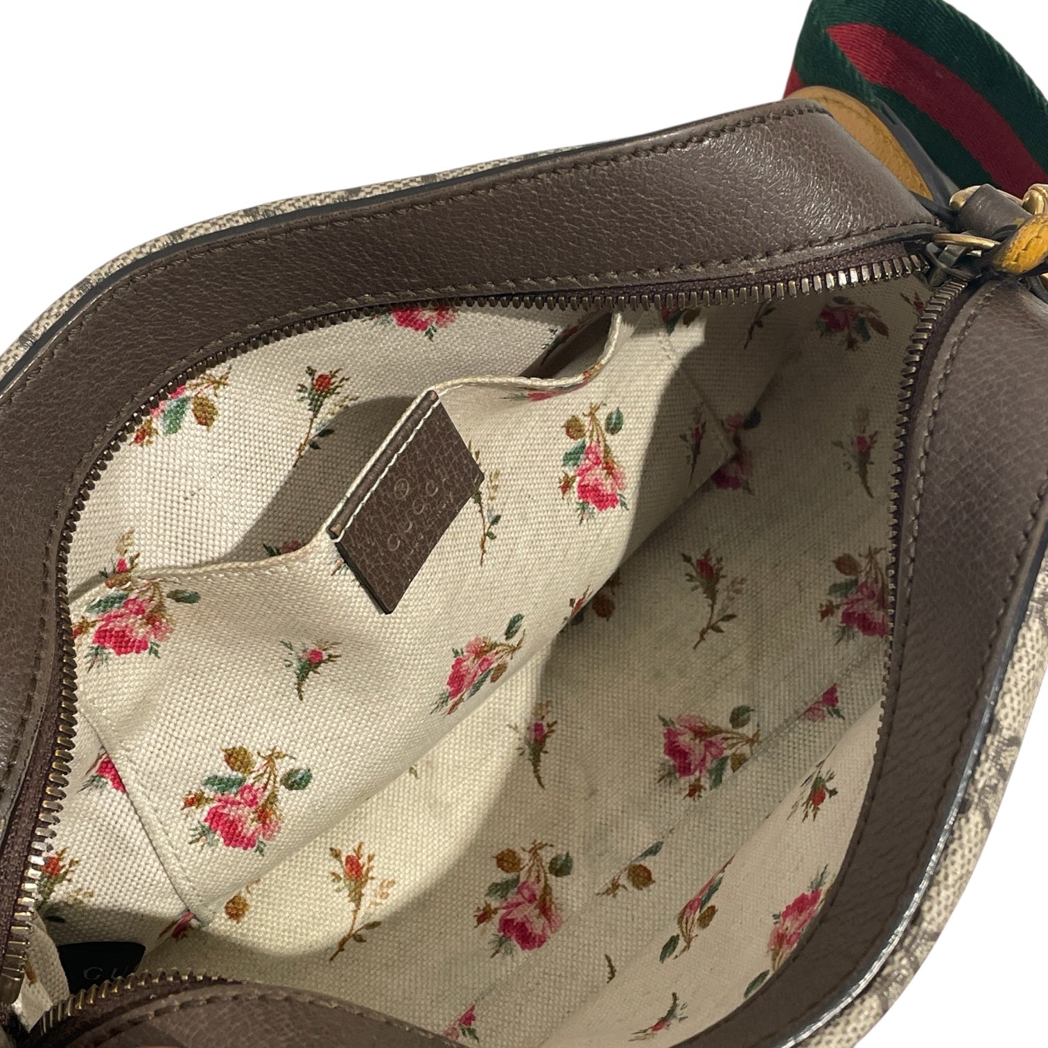 GUCCI/Cross Body Bag/Monogram/Leather/BRW/476466525040 view 3