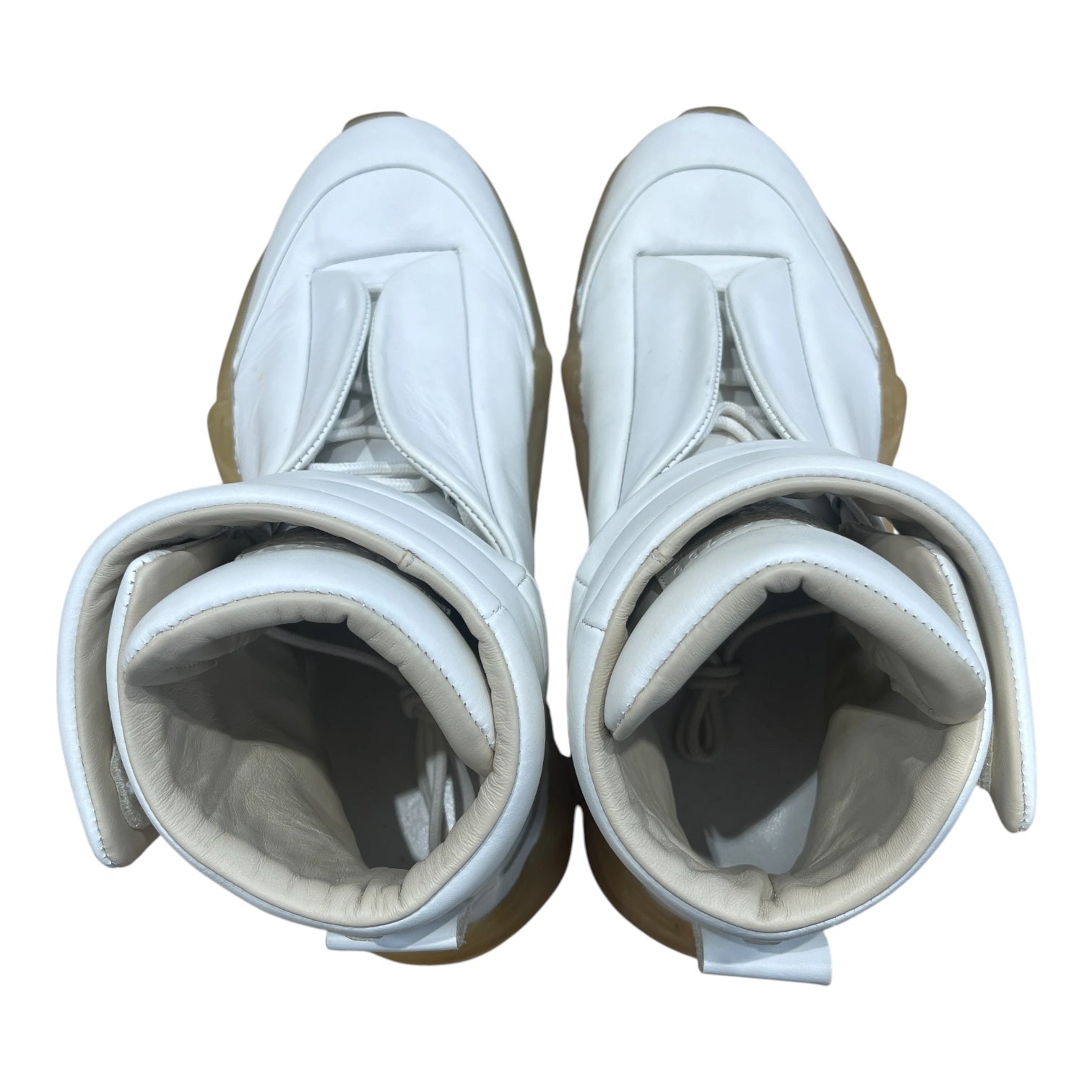 Martin Margiela/Hi-Sneakers/EU 41/Leather/WHT/Future view 3