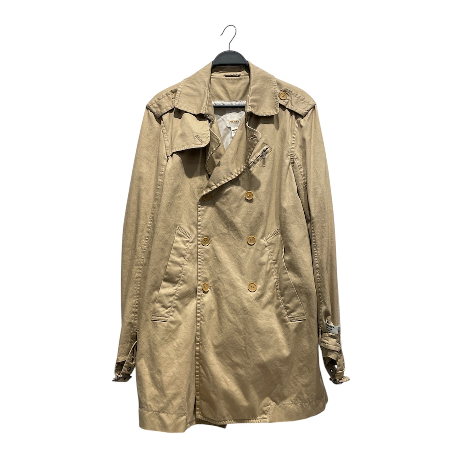 DIESEL/Trench Coat/L/Cotton/KHK/RN93243 view 1