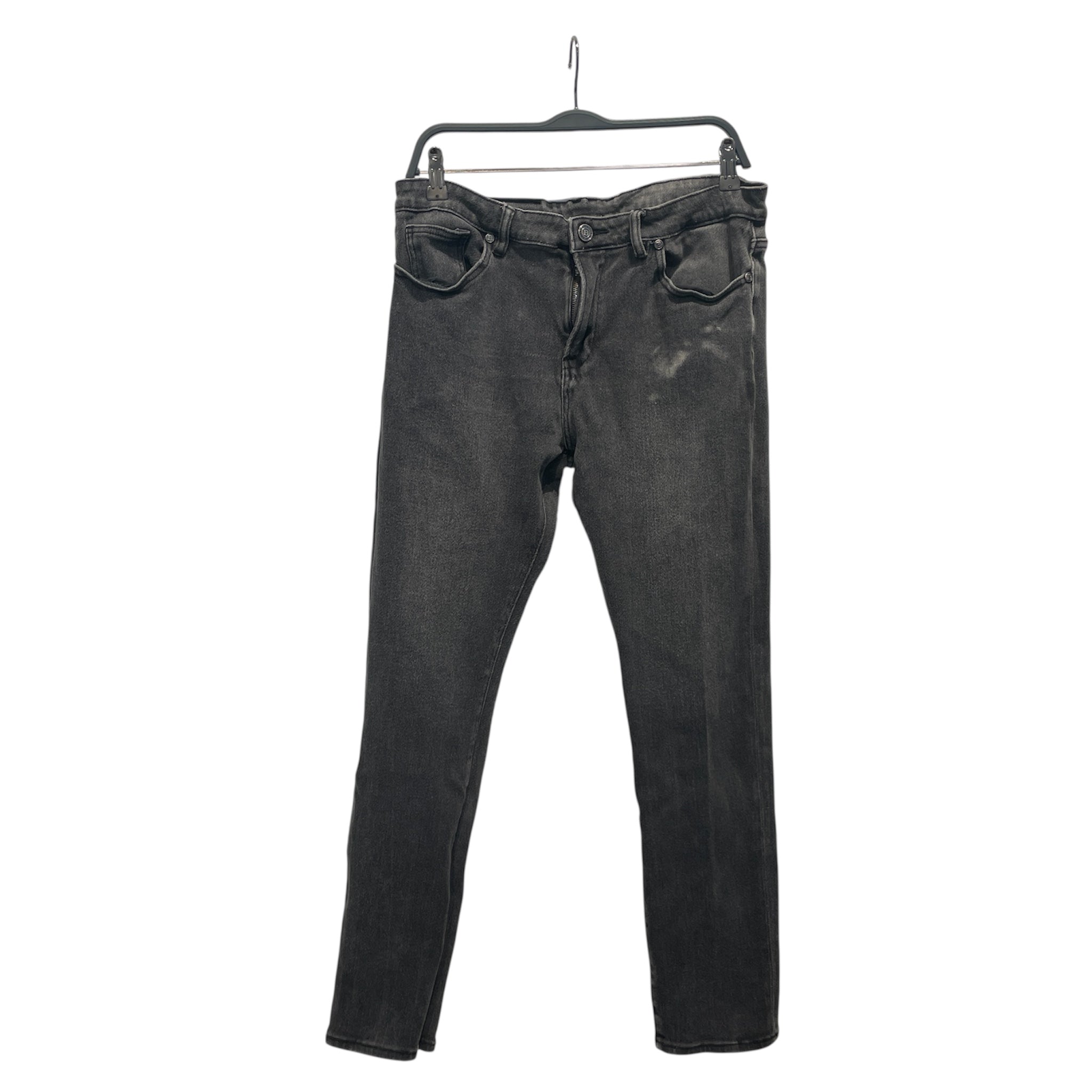 BALMAIN/Pants/34/Cotton/GRY/Vintage Straight Leg Denim view 1