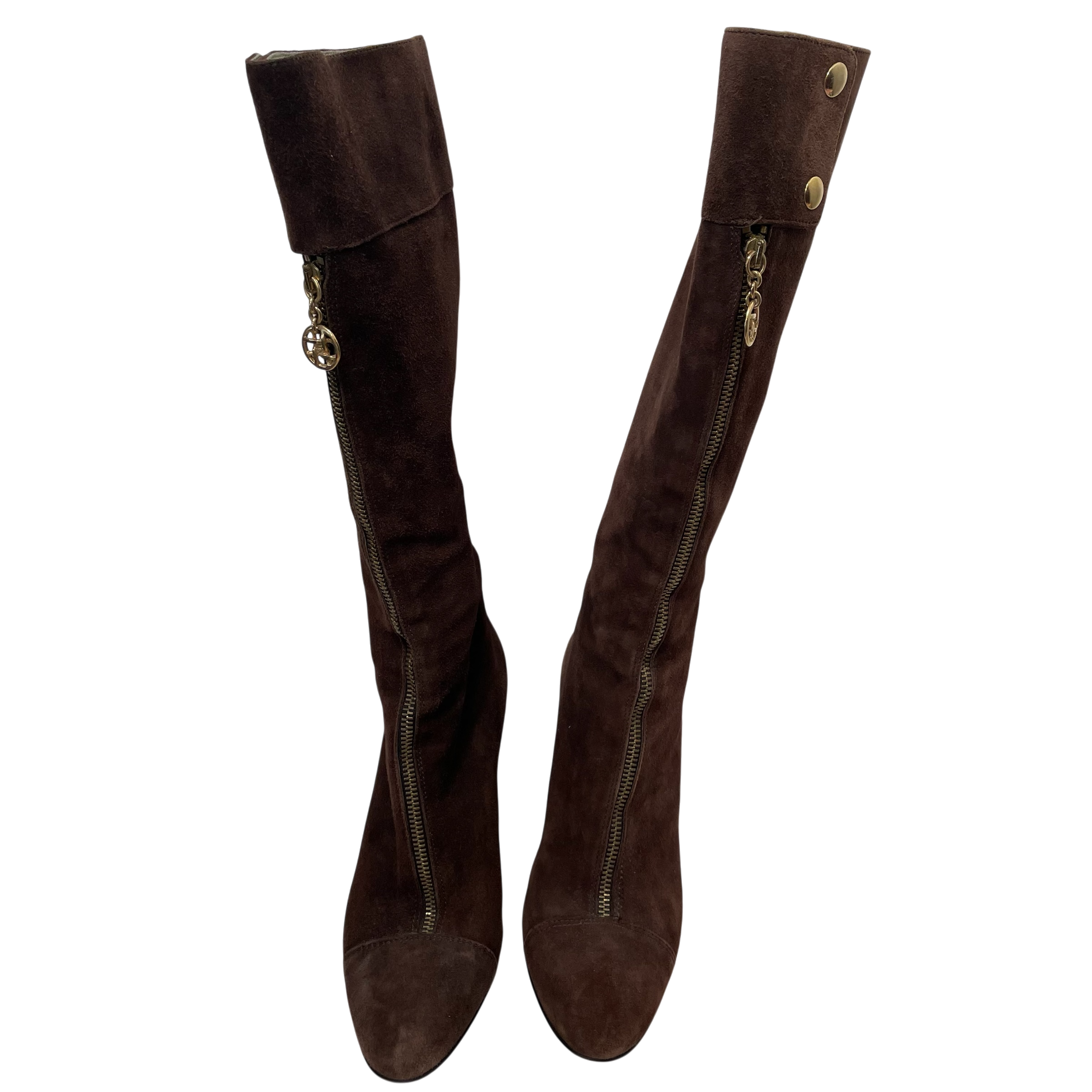 BELLOFATTO/Long Boots/US 9.5/Suede/BRW/ view 3