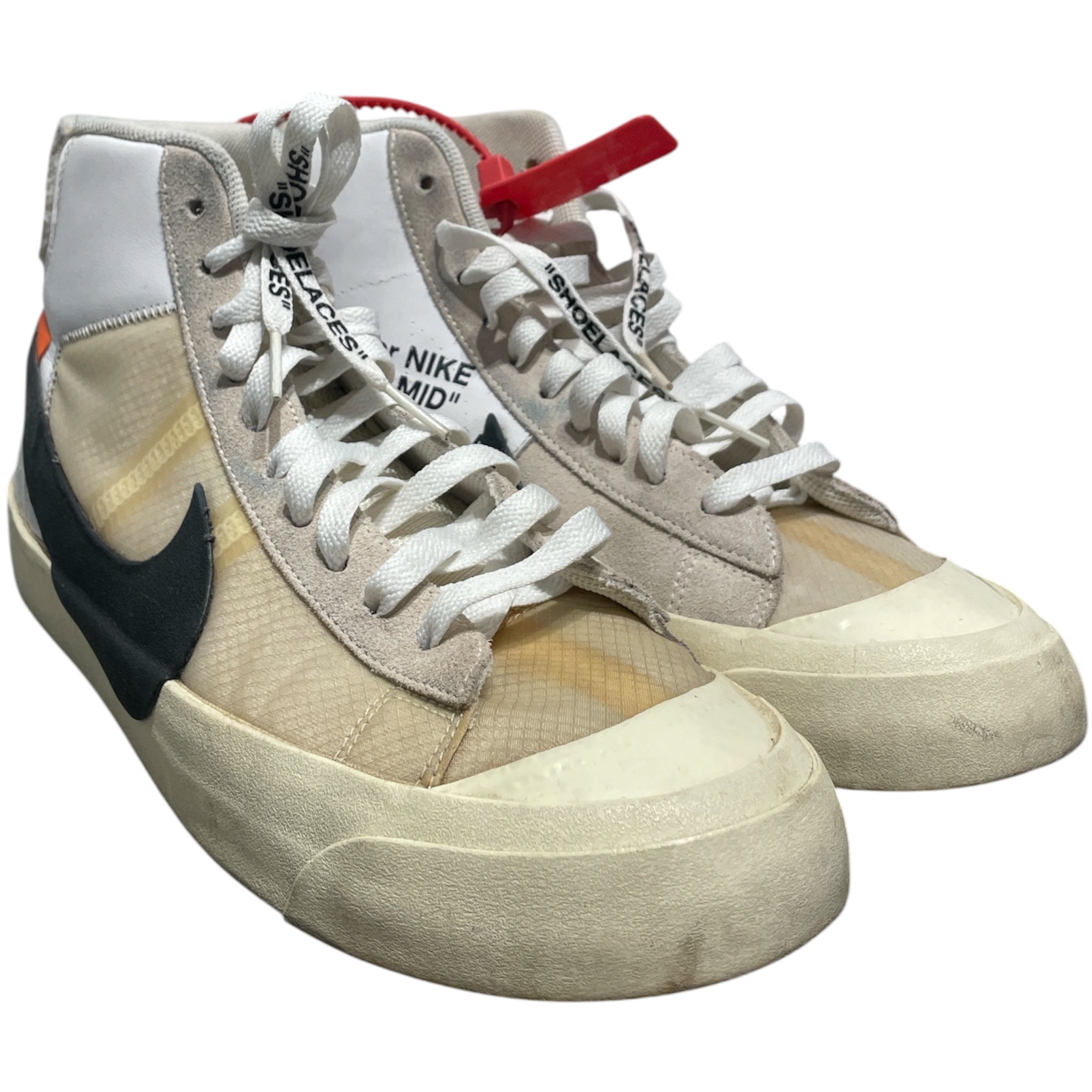 NIKE/OFF-WHITE/Hi-Sneakers/US 10/Cotton/WHT/"All Hallows Eve view 1