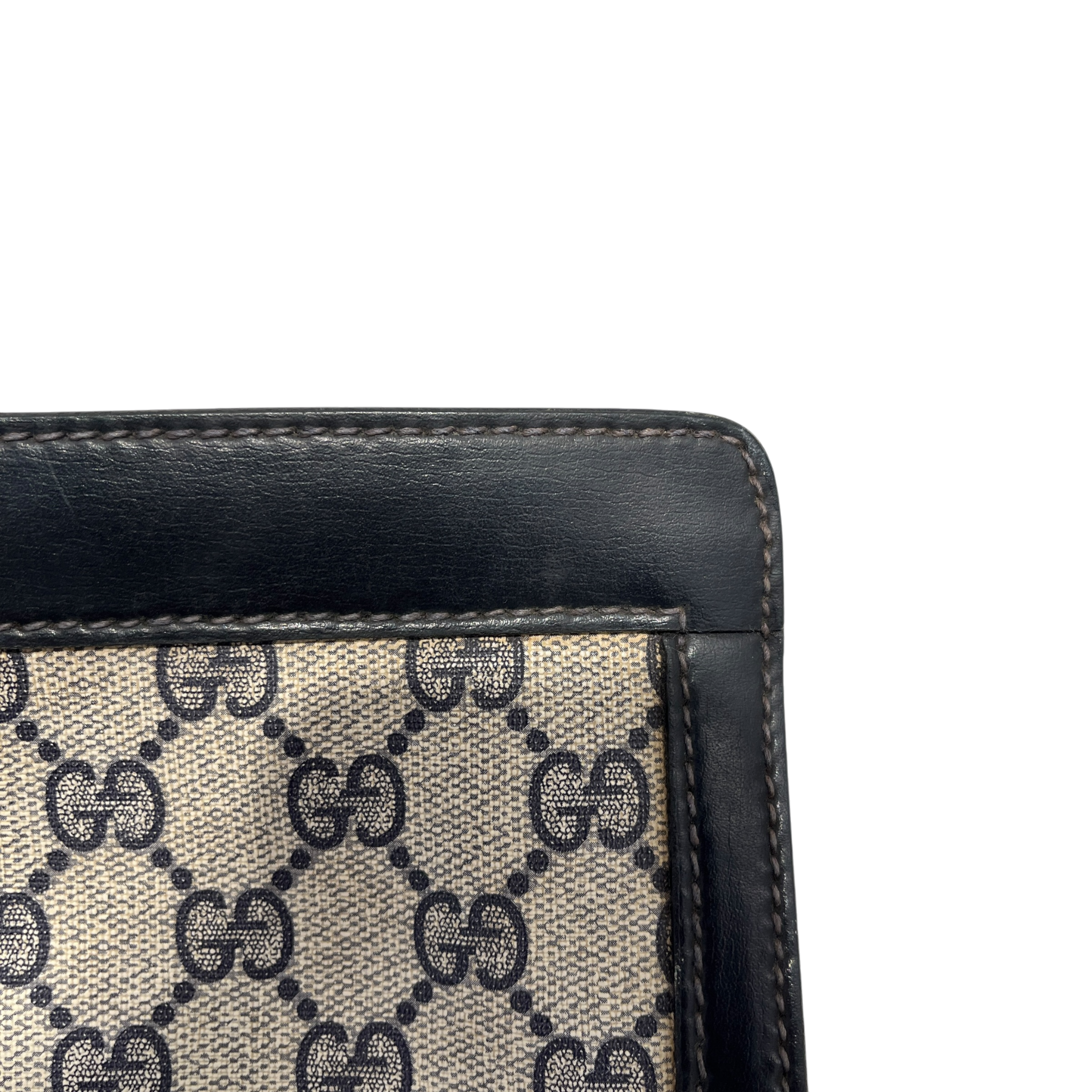 GUCCI/Clutch Bag/Leather/GRY/monogram supreme parfum view 8
