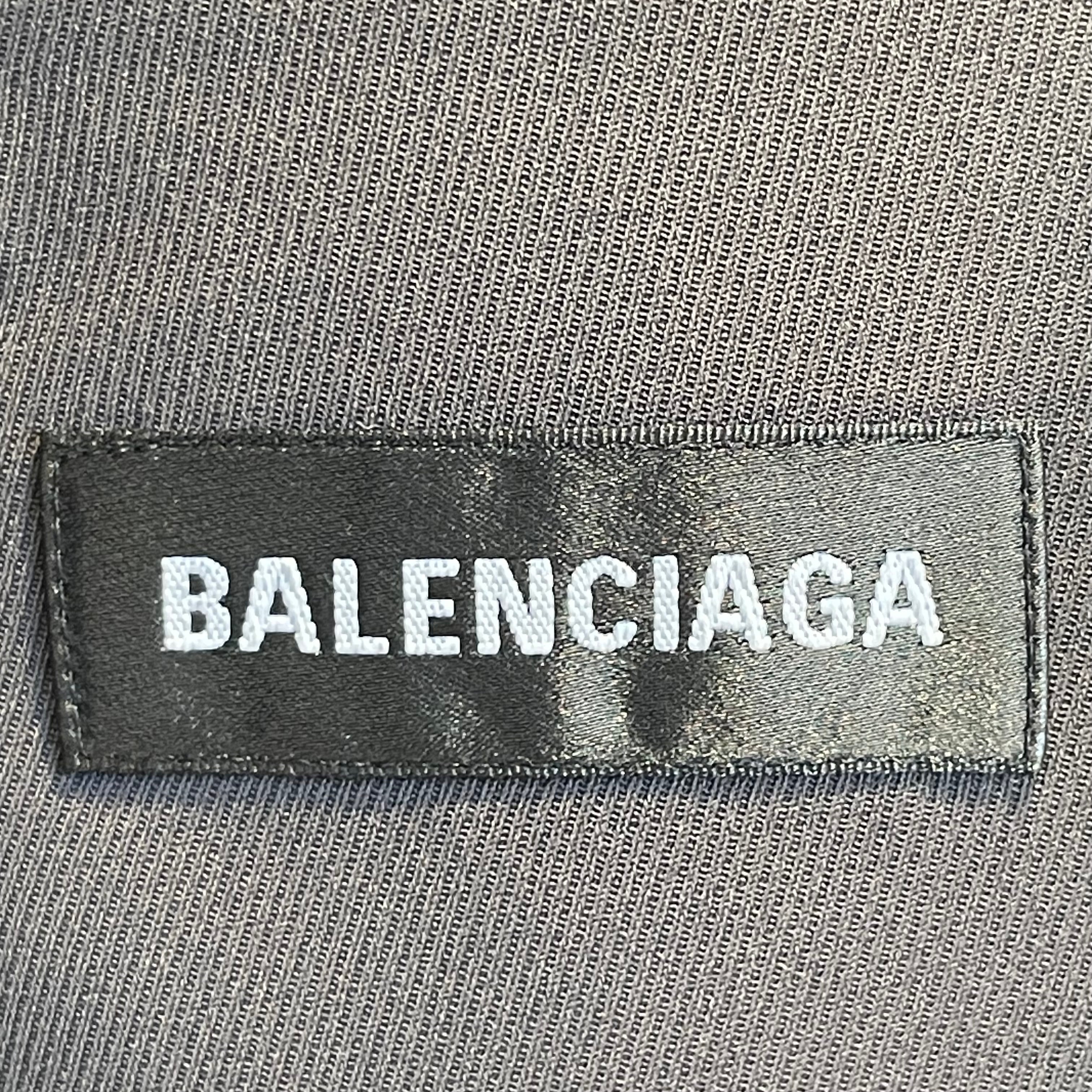 BALENCIAGA/Tailored Jkt/46/Polyester/GRY/balenciaga pattern inside view 3