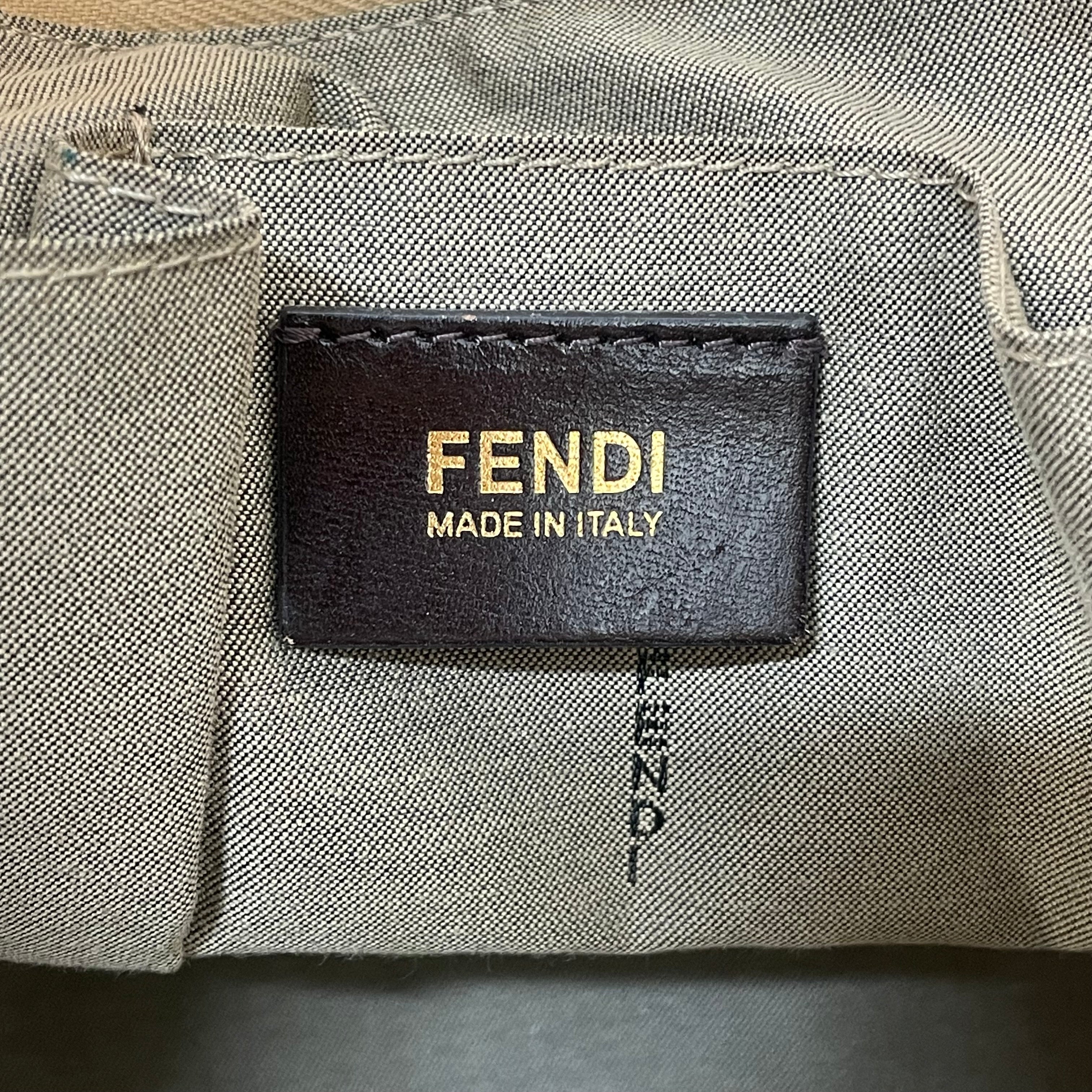 FENDI/Tote Bag/Monogram/Leather/BEG/ZUCCHINO TOTE ROLLED LIP view 7