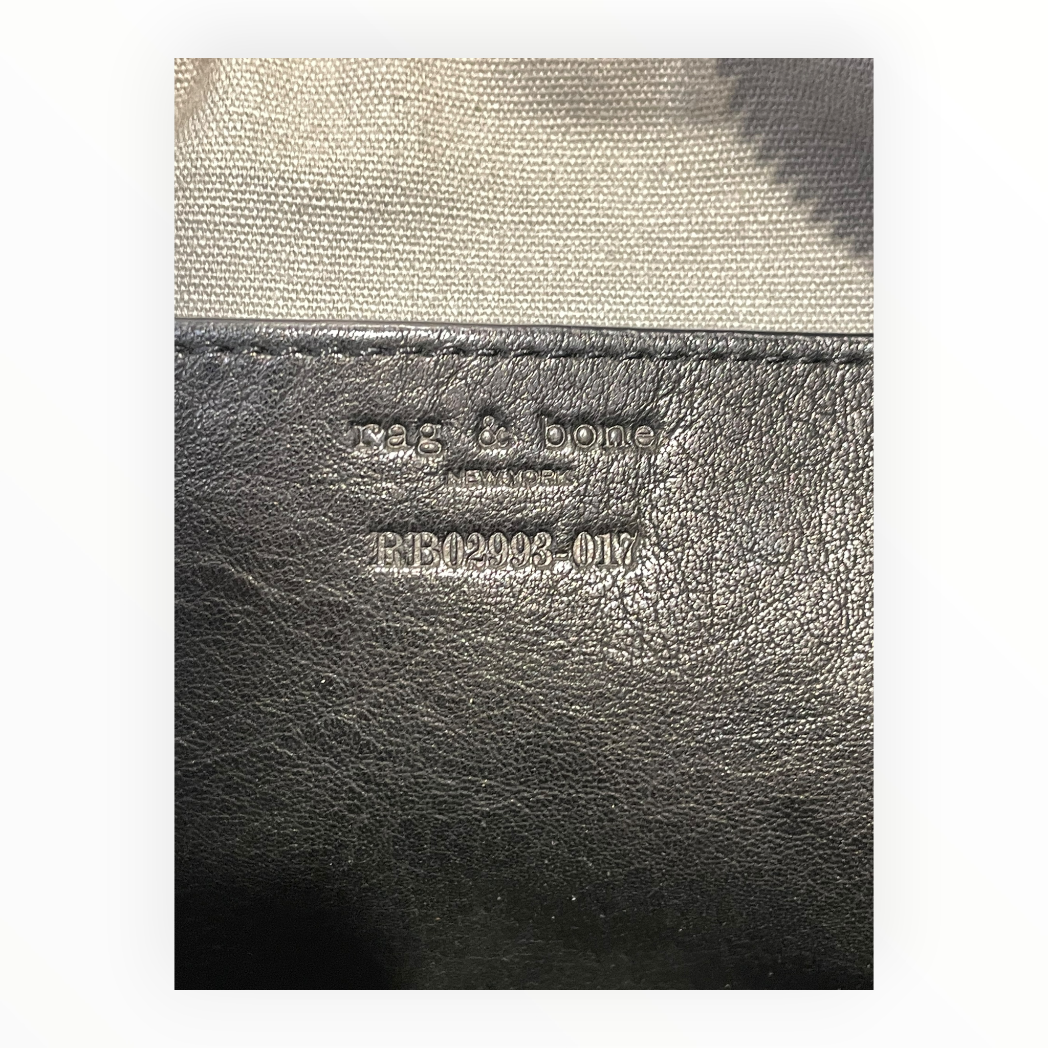 rag & bone/Cross Body Bag/Leather/BLK/SMALL MESSENGER BAG view 3