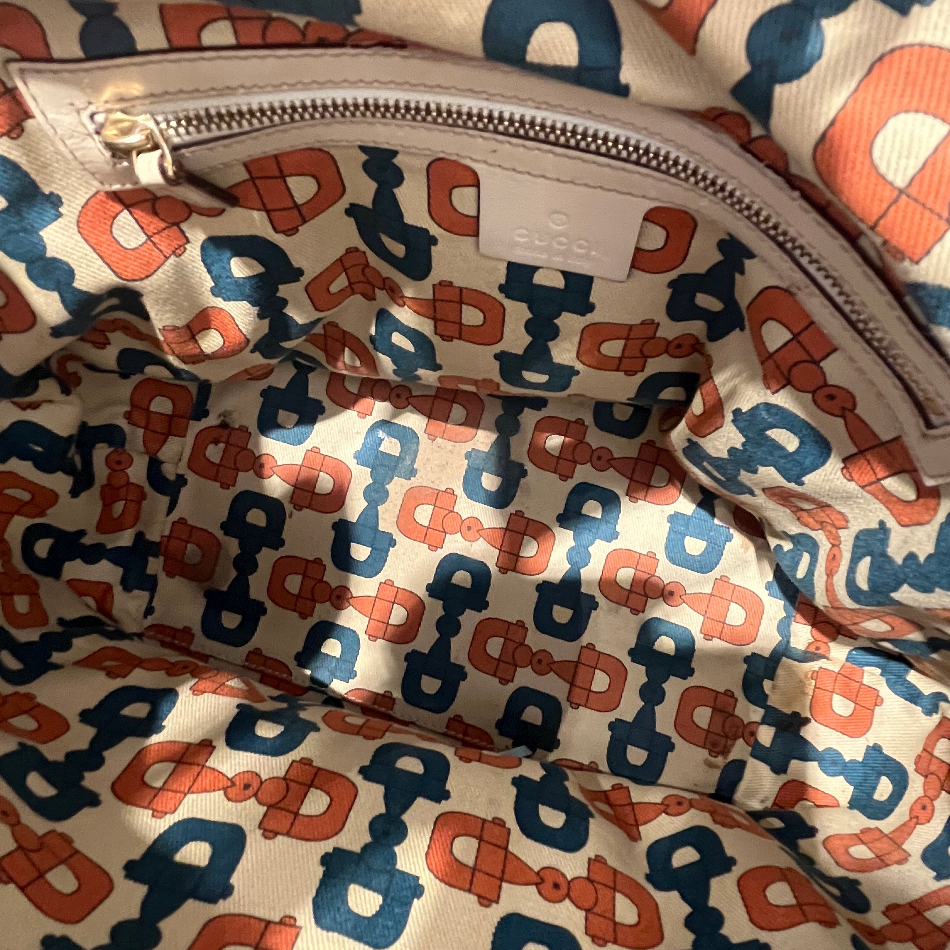 GUCCI/Hand Bag/Leather/CRM/TREASURE BOSTON BAG view 5