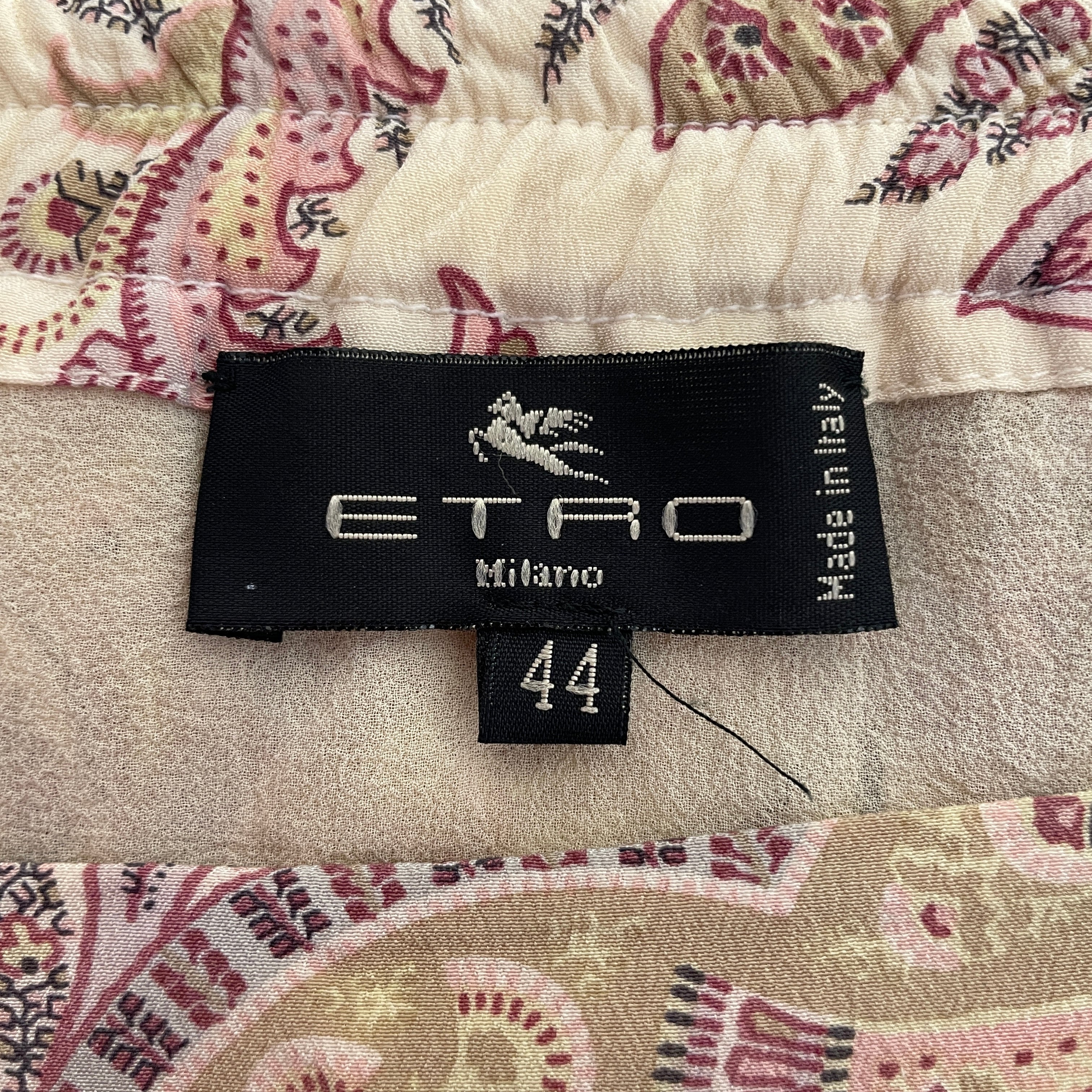 ETRO/Skirt/44/All Over Print/Silk/MLT/Boho Paisley Printed Skirt view 3