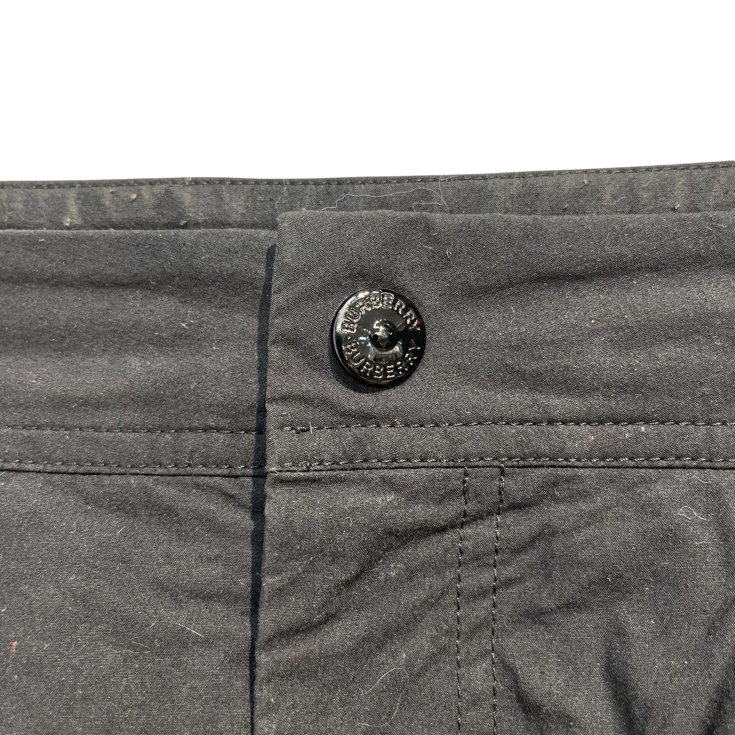 BURBERRY/Cargo Pants/46/Cotton/BLK/TAPERED CARGO PANT view 2