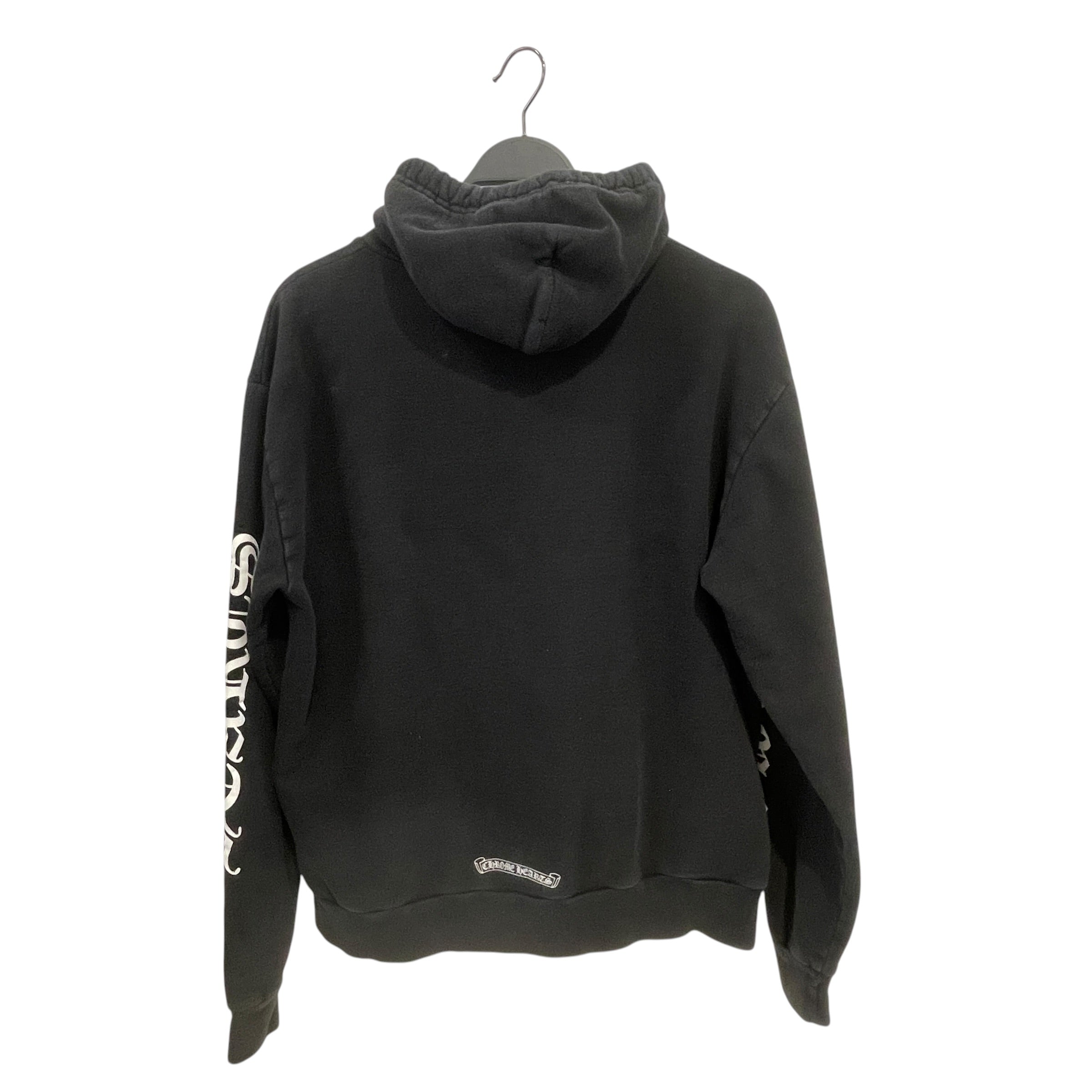 CHROME HEARTS/Hoodie/S/Cotton/BLK/chest sleeve logos black S view 2