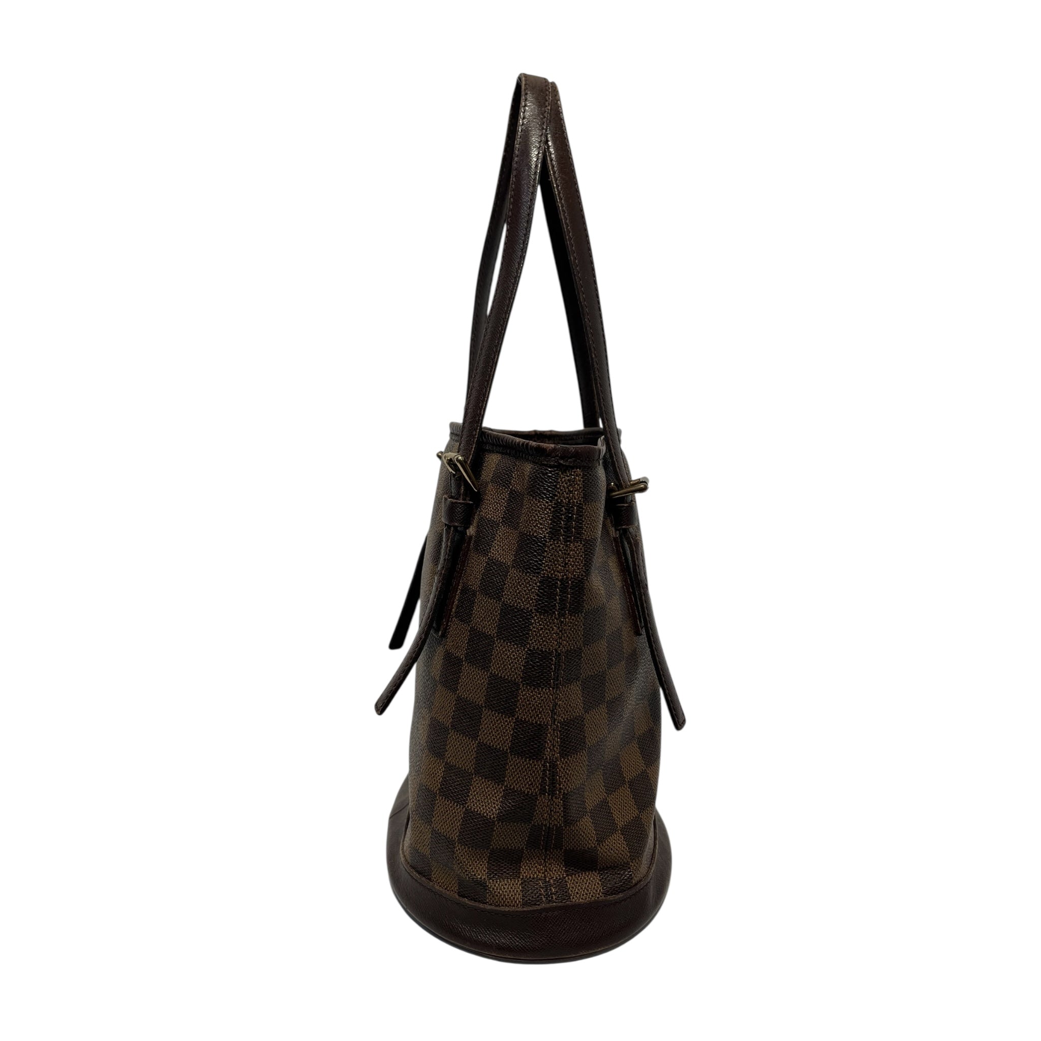 LOUIS VUITTON/Tote Bag/BRW/Vintage Bucket Damier view 3