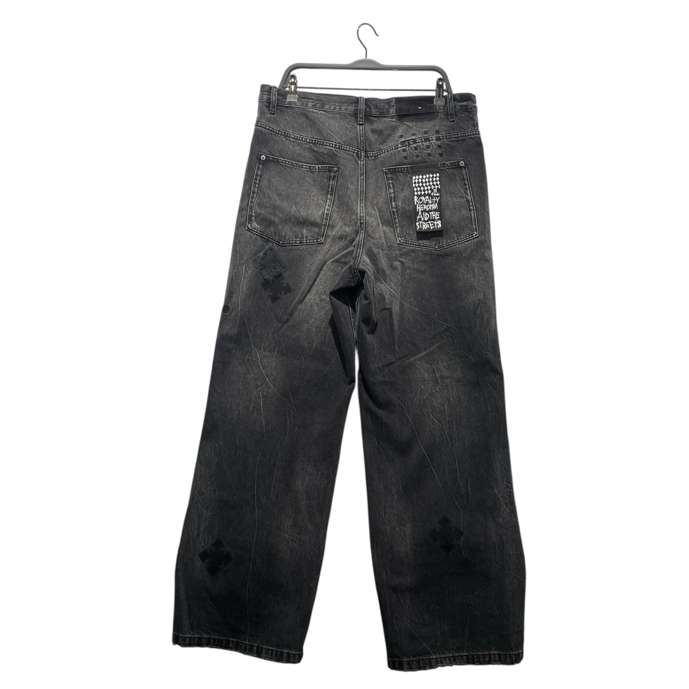 ksubi/Straight Pants/36/Denim/BLK/All Over Print/ view 2
