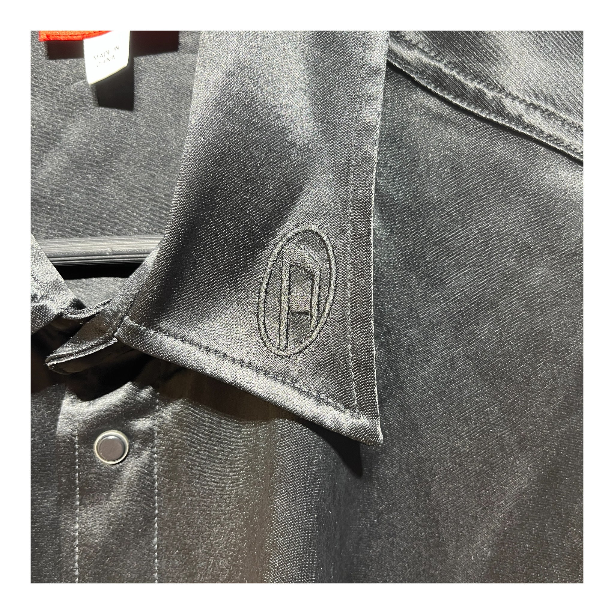 DIESEL/Shirt/50/Silk/BLK/pearl buttons view 6