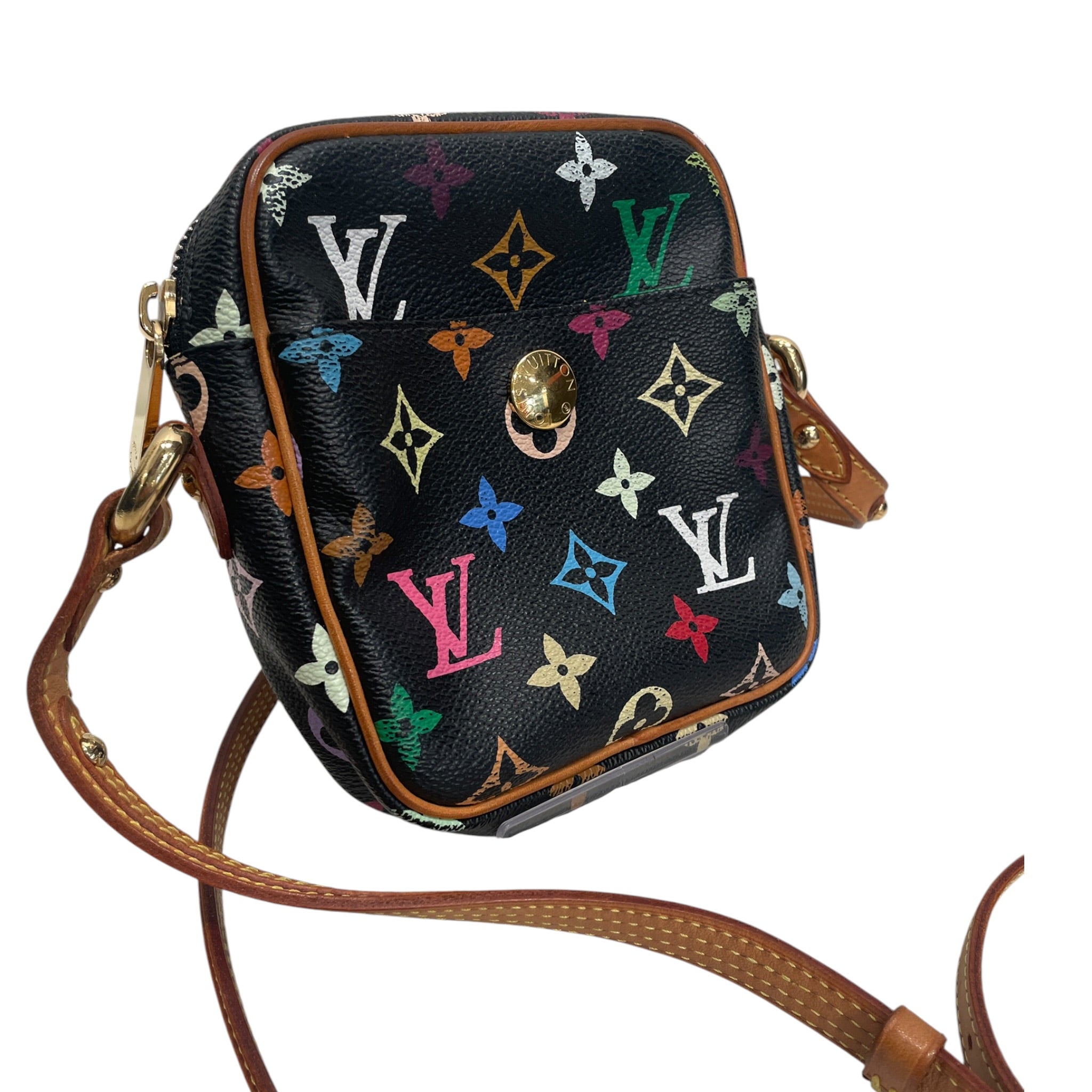LOUIS VUITTON/Cross Body Bag/Monogram/Leather/BLK/LV MUTI CLR MONOGRAM RIFT BAG view 6