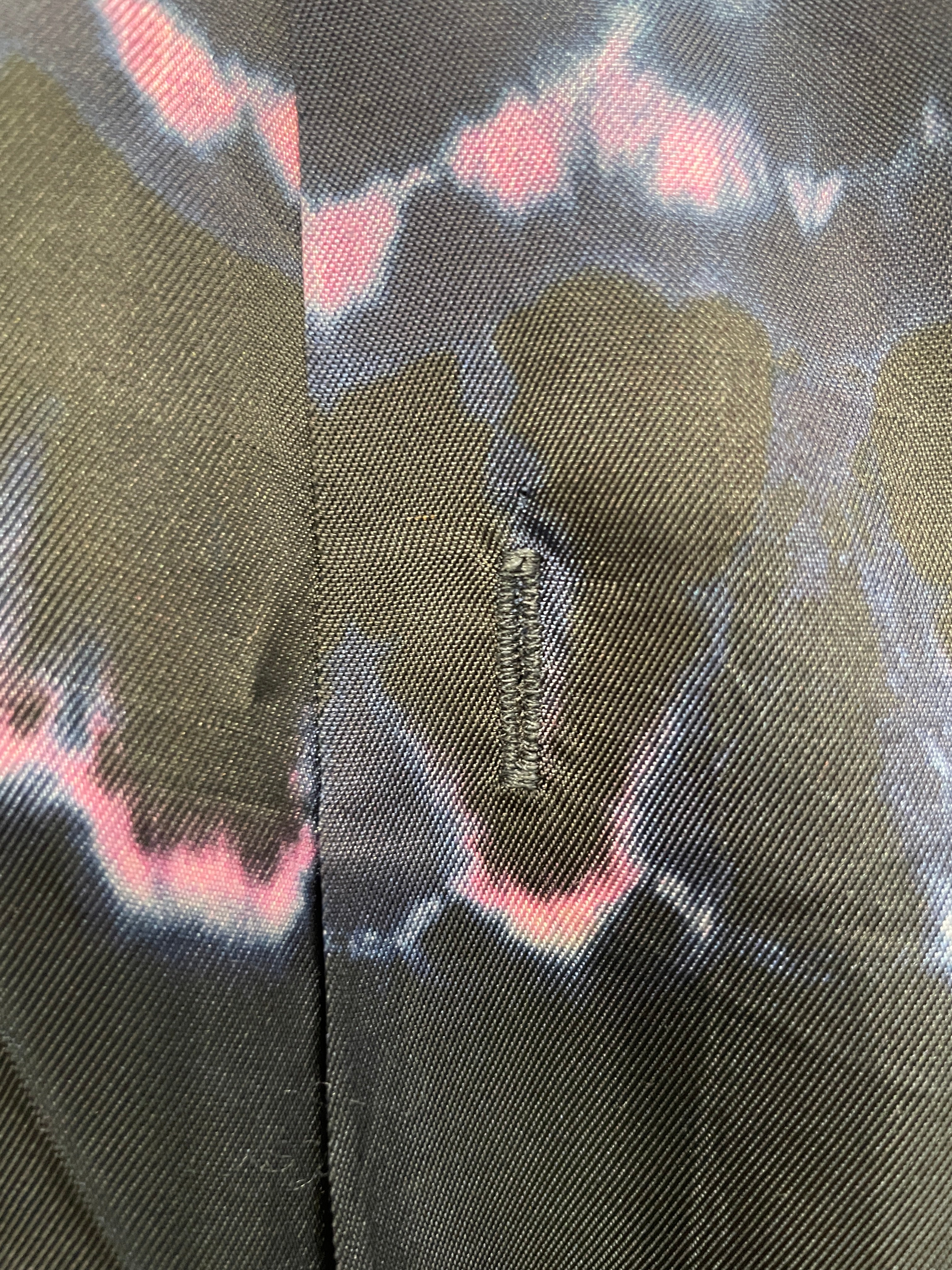 DRIES VAN NOTEN/LS Shirt/48/All Over Print/Silk/IDG/INDIGO SPLOTCHES view 5