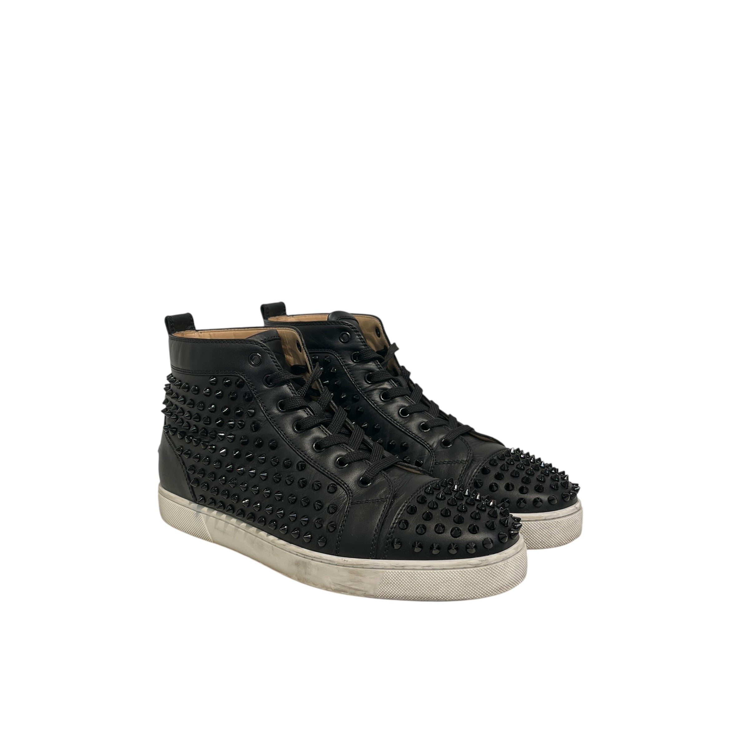Christian Louboutin/Hi-Sneakers/EU 44/Leather/BLK/Louis Spike view 1