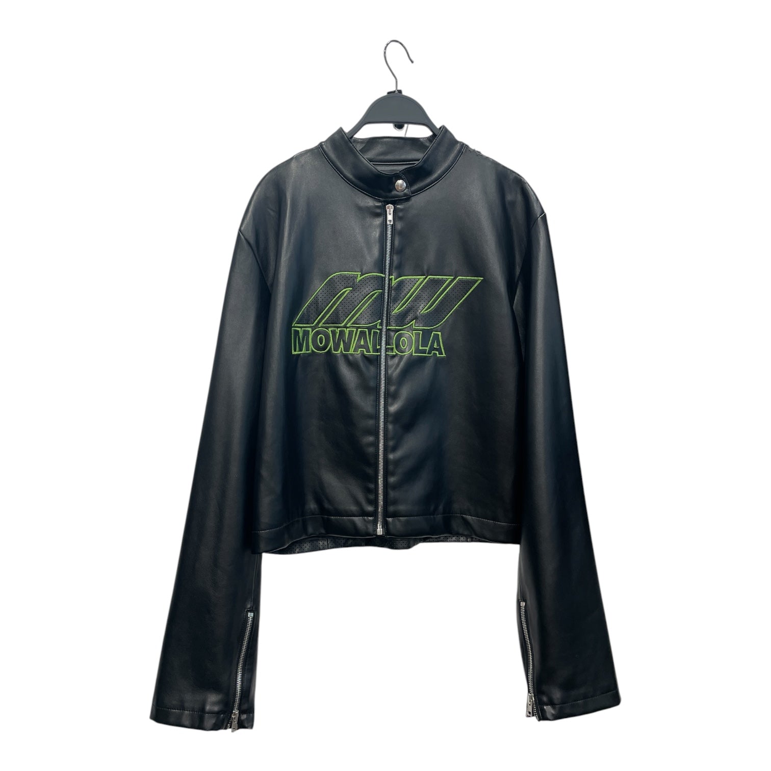 MOWALOLA/Riders Jkt (W)/L/Faux Leather/BLK/PERFORATED RACING JACKET view 1