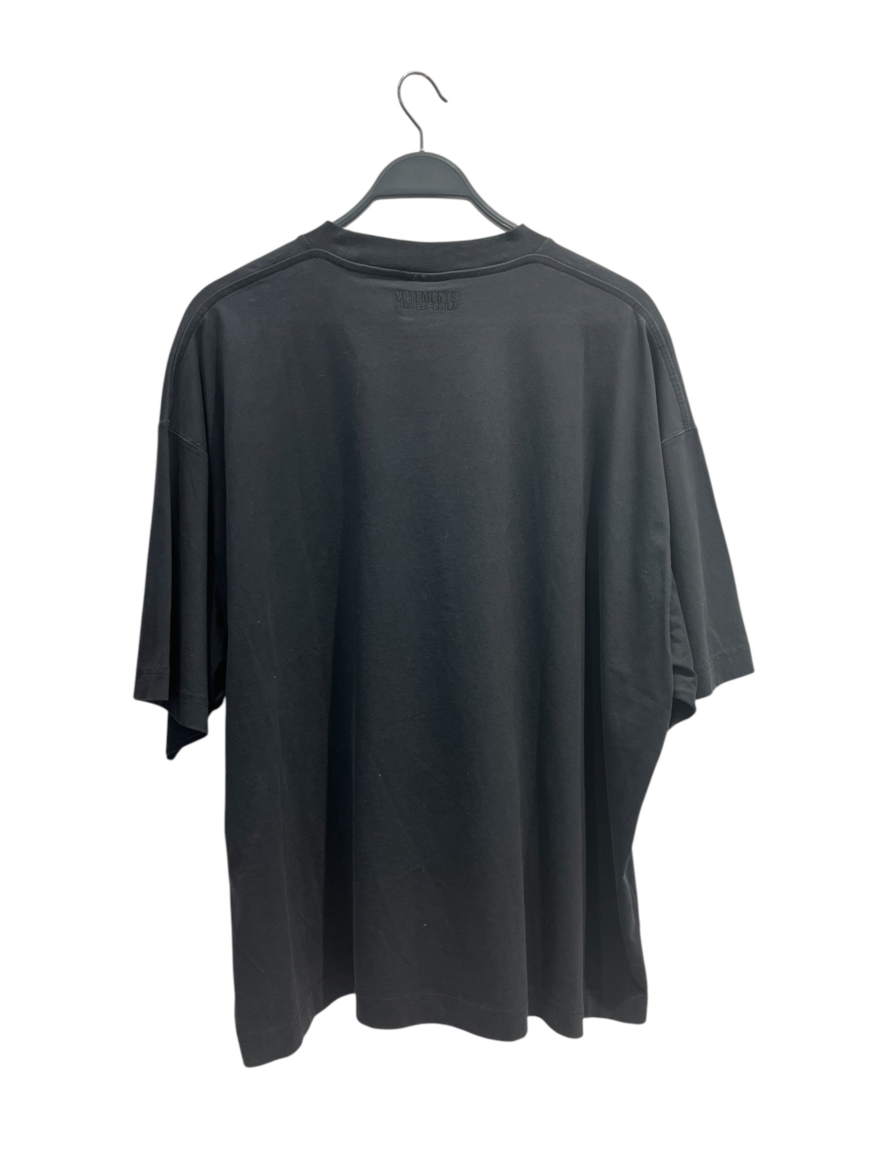 VETEMENTS/T-Shirt/XL/Cotton/BLK/Graphic/F EVERYTHING GRAPHIC view 2