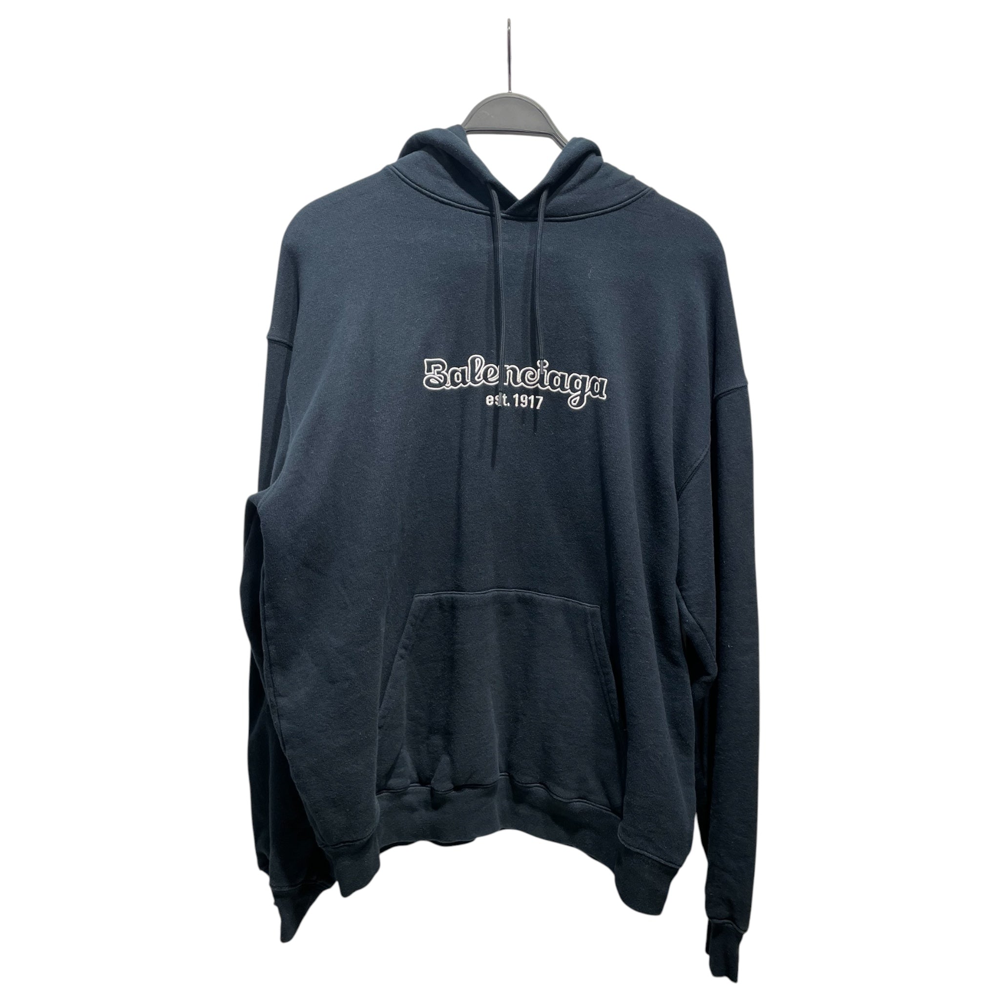 BALENCIAGA/Hoodie/M/Cotton/NVY/Oversize/1917 view 1