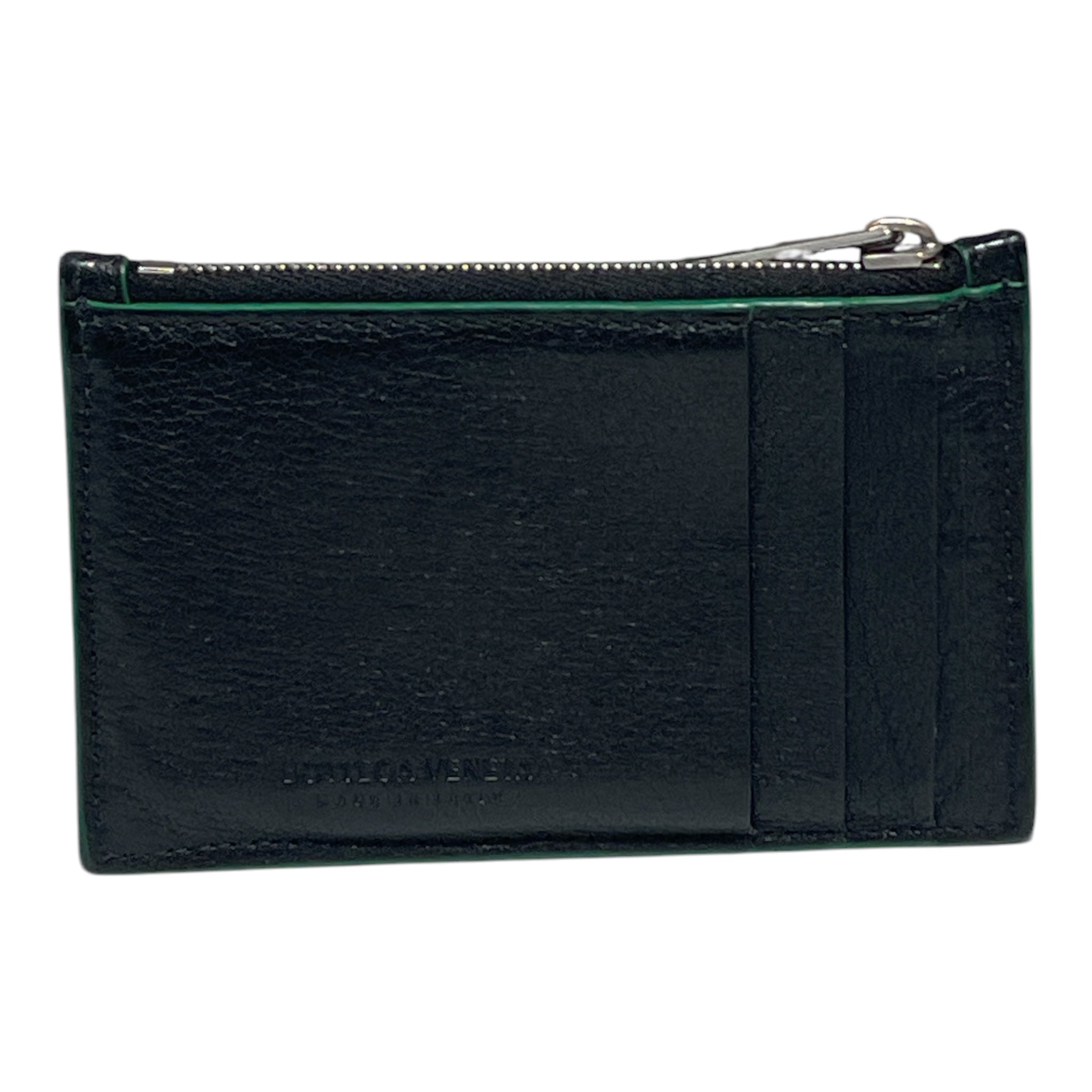 BOTTEGA VENETA/Wallet/Leather/BLK/M's/WOVEN ZIP view 2