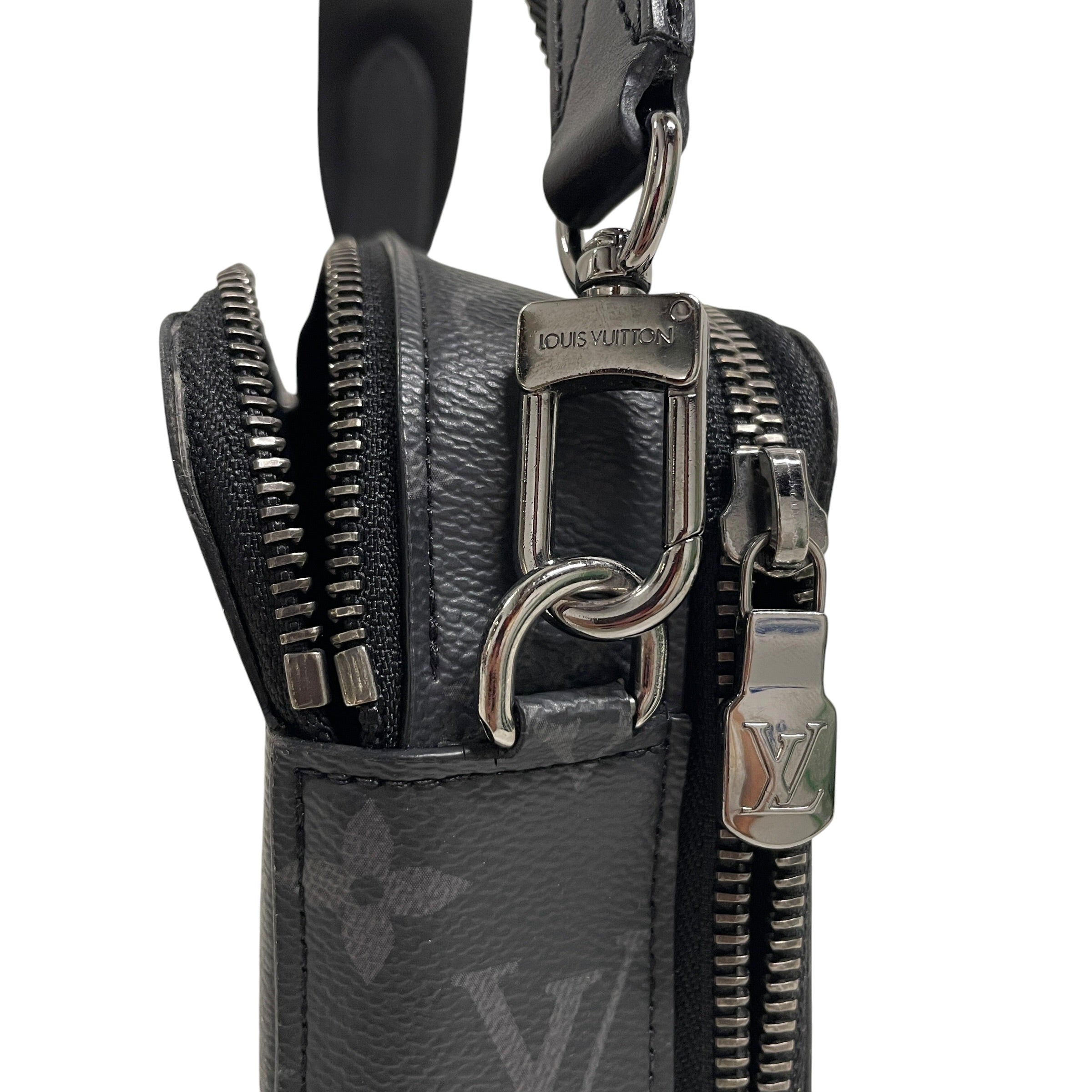 LOUIS VUITTON/Cross Body Bag/Monogram/Leather/BLK/22XYB96/MONO ECLIPSE ALPHA view 5