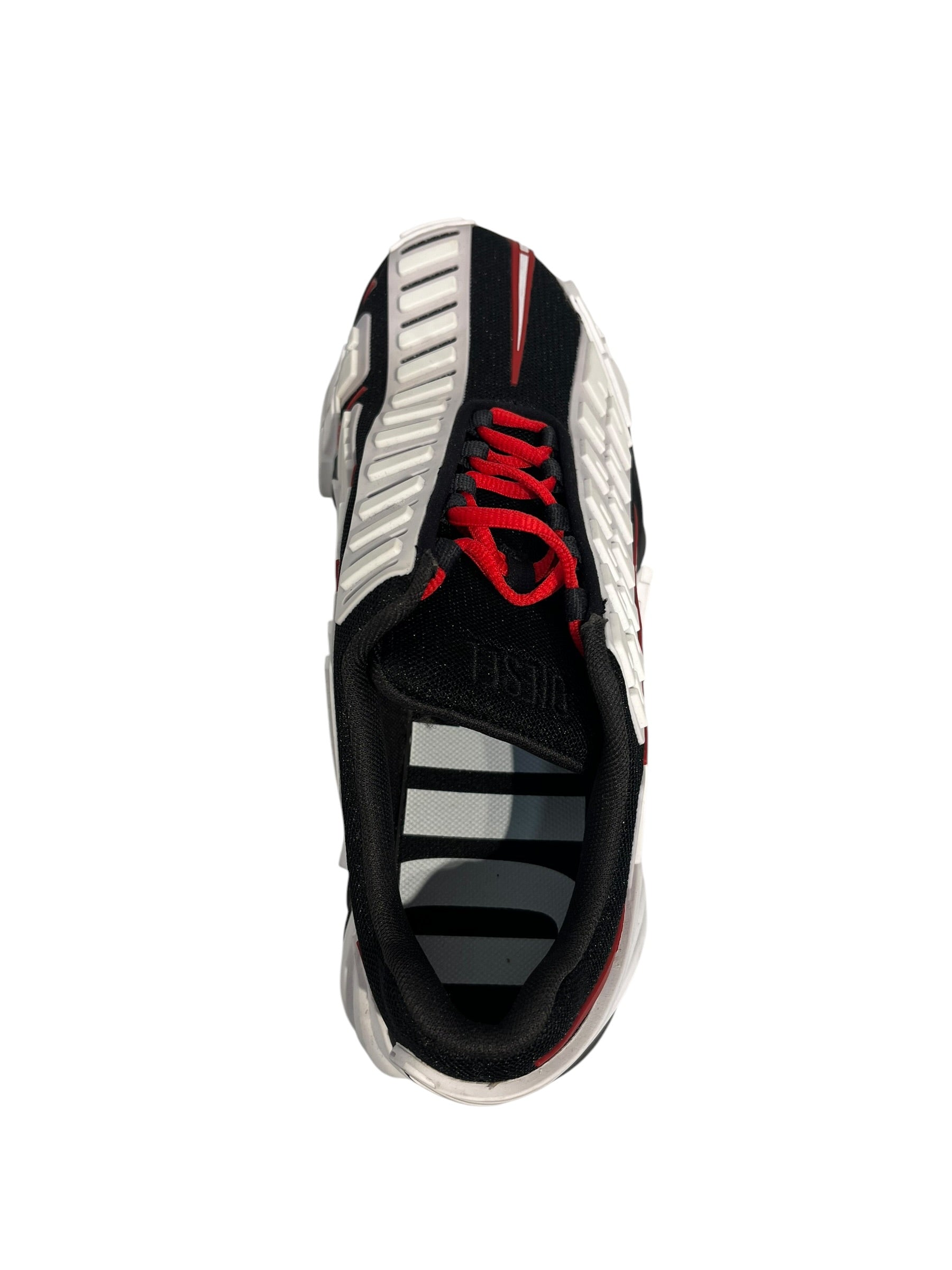 DIESEL/Low-Sneakers/US 7.5/WHT/red accent prototype view 3