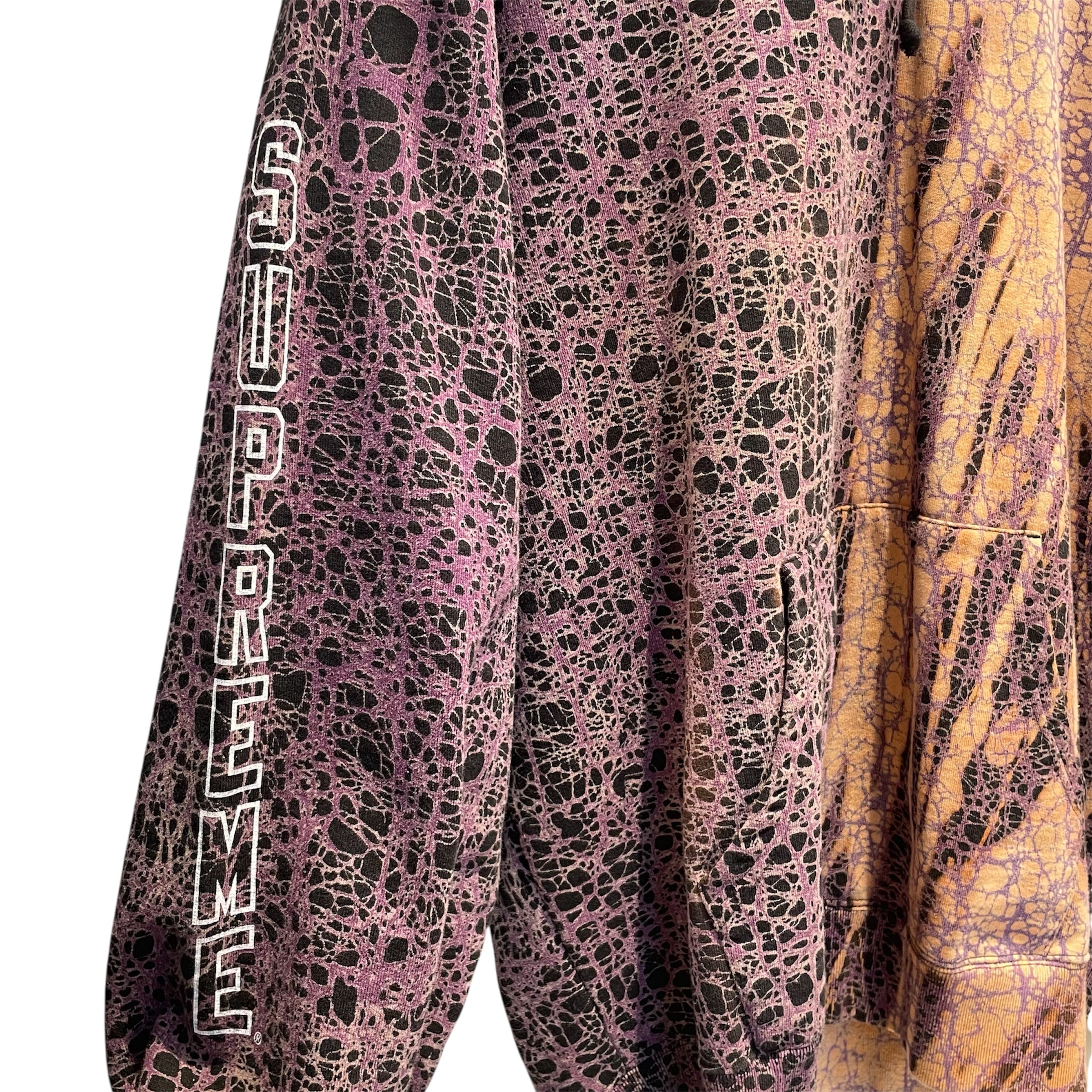 Supreme/Hoodie/XL/All Over Print/Cotton/BLK/ view 3