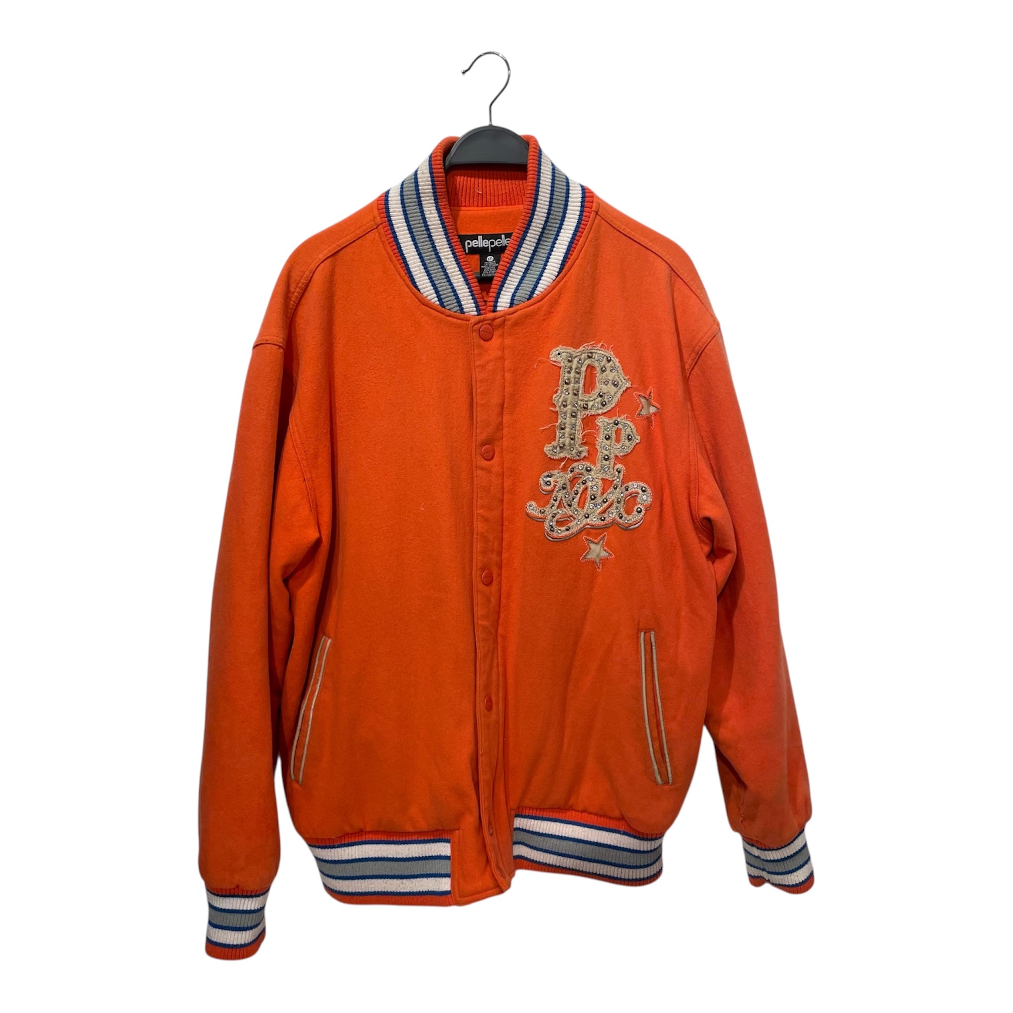 Pelle Pelle/Baseball Jkt/XXL/Cotton/ORN/ view 1