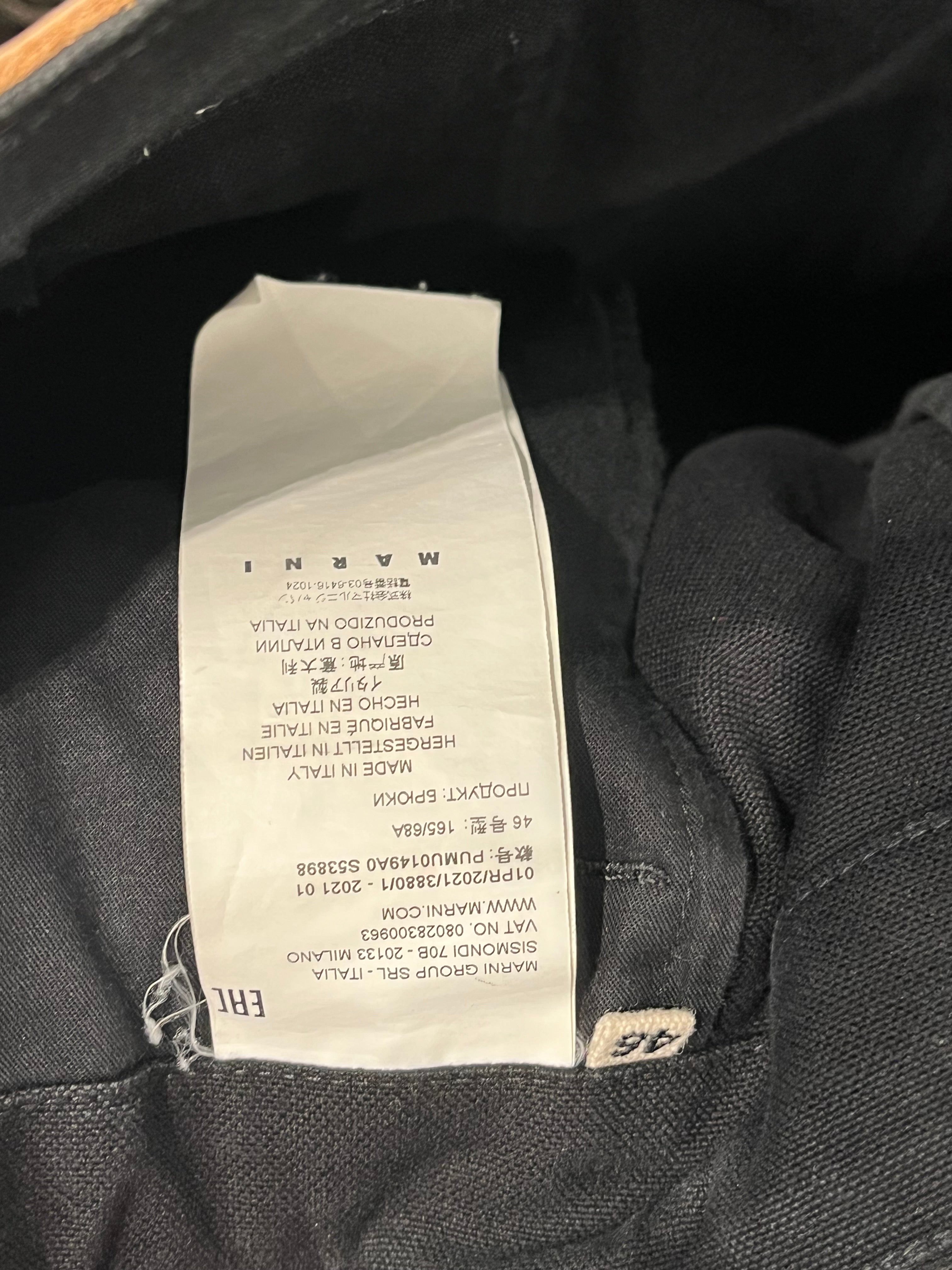 MARNI/Shorts/48/Cotton/BLK/MARNI OVERSIZED CARGO SHORT view 5